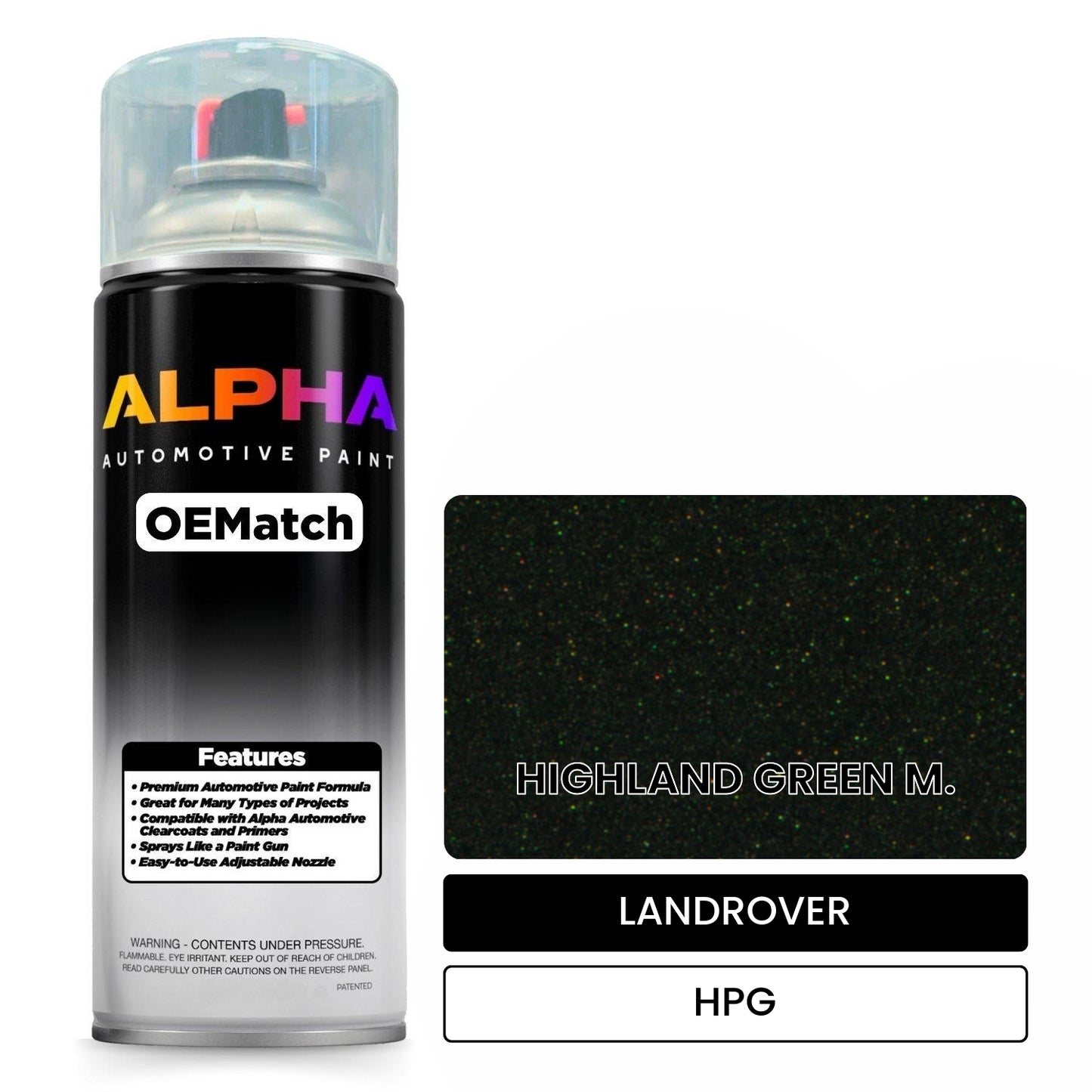 LANDROVER HIGHLAND GREEN M. HPG OEMatch Spraycan
