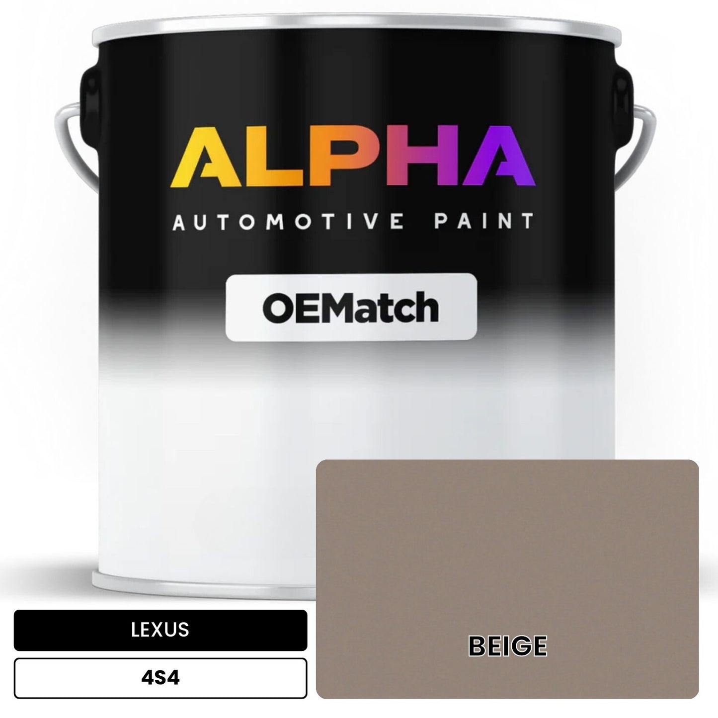LEXUS BEIGE 4S4 OEMatch Basecoat