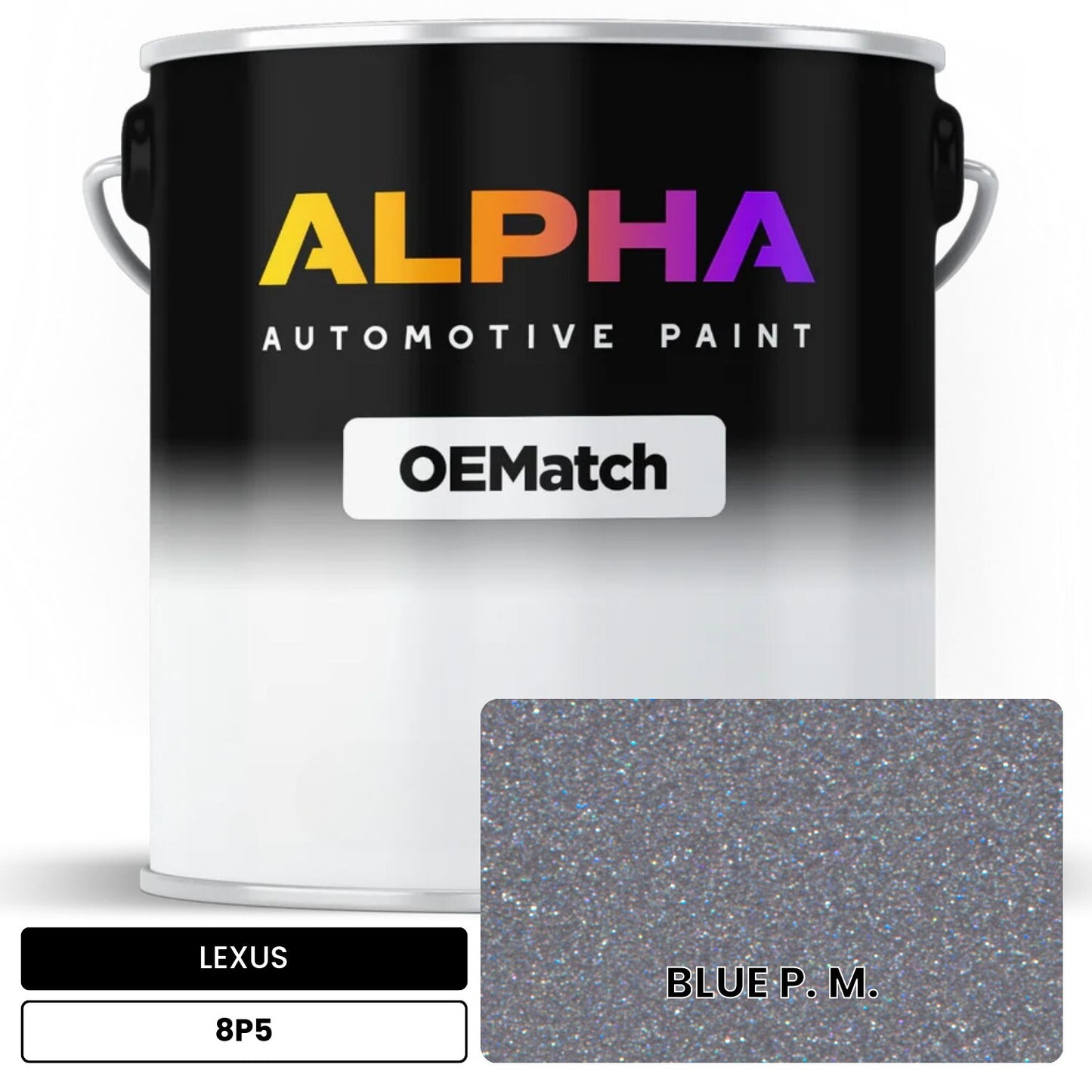 LEXUS BLUE P. M. 8P5 OEMatch Basecoat