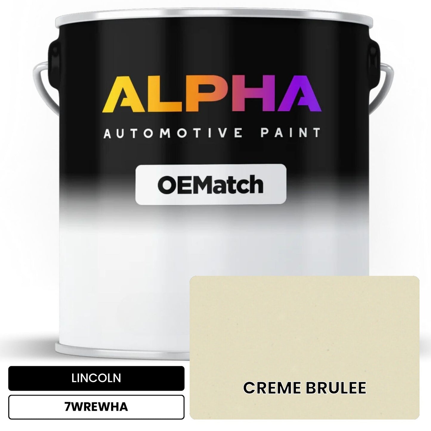 LINCOLN CREME BRULEE 7WREWHA OEMatch Basecoat