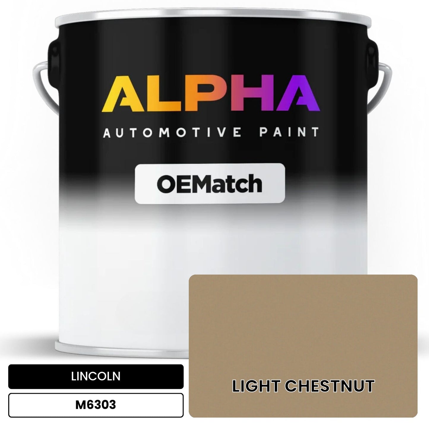 LINCOLN LIGHT CHESTNUT M6303 OEMatch Basecoat