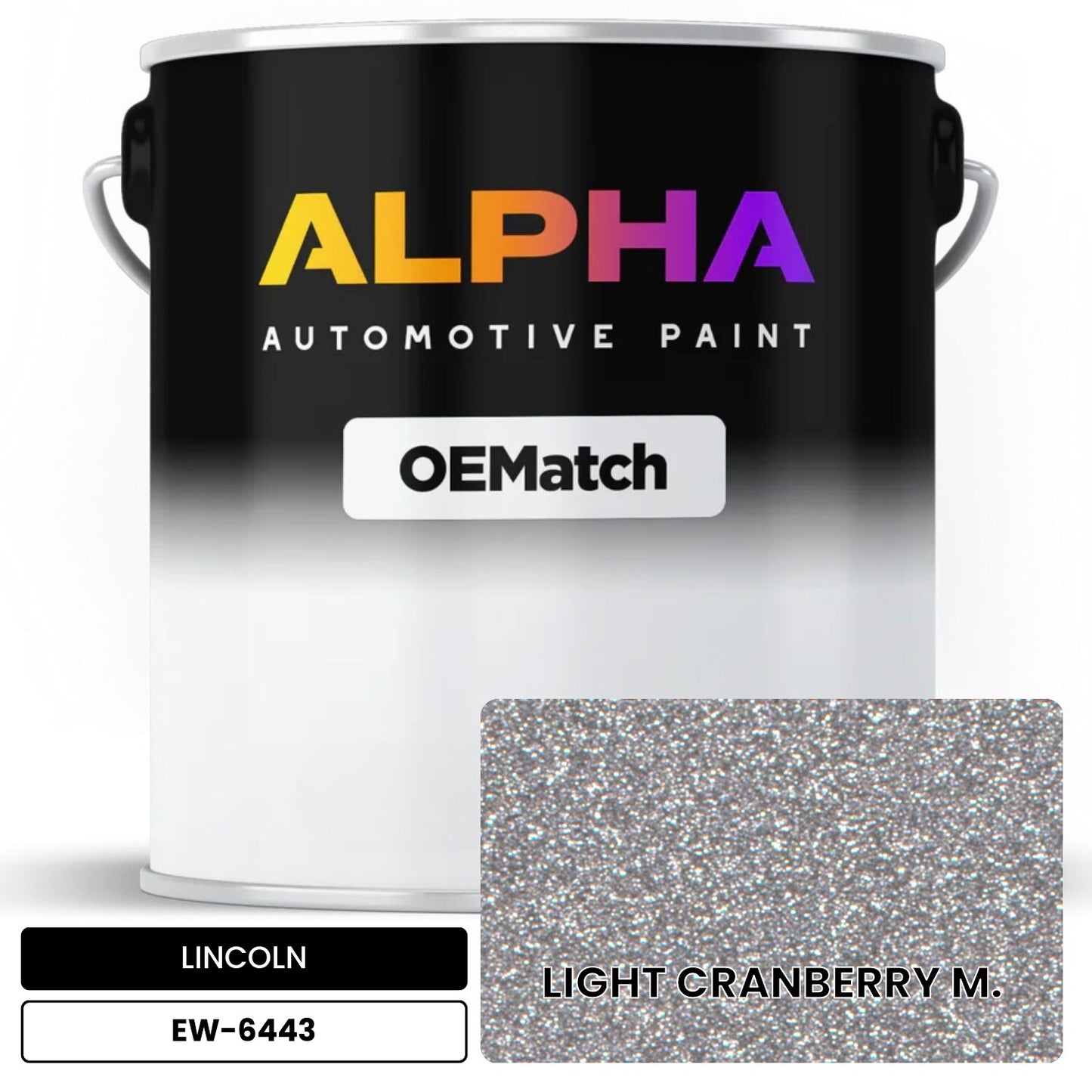 LINCOLN LIGHT CRANBERRY M. EW-6443 OEMatch Basecoat