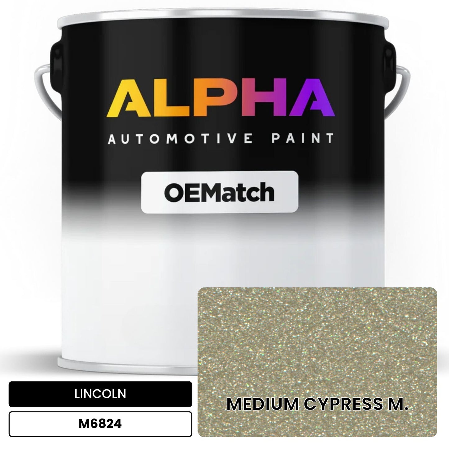 LINCOLN MEDIUM CYPRESS M. M6824 OEMatch Basecoat