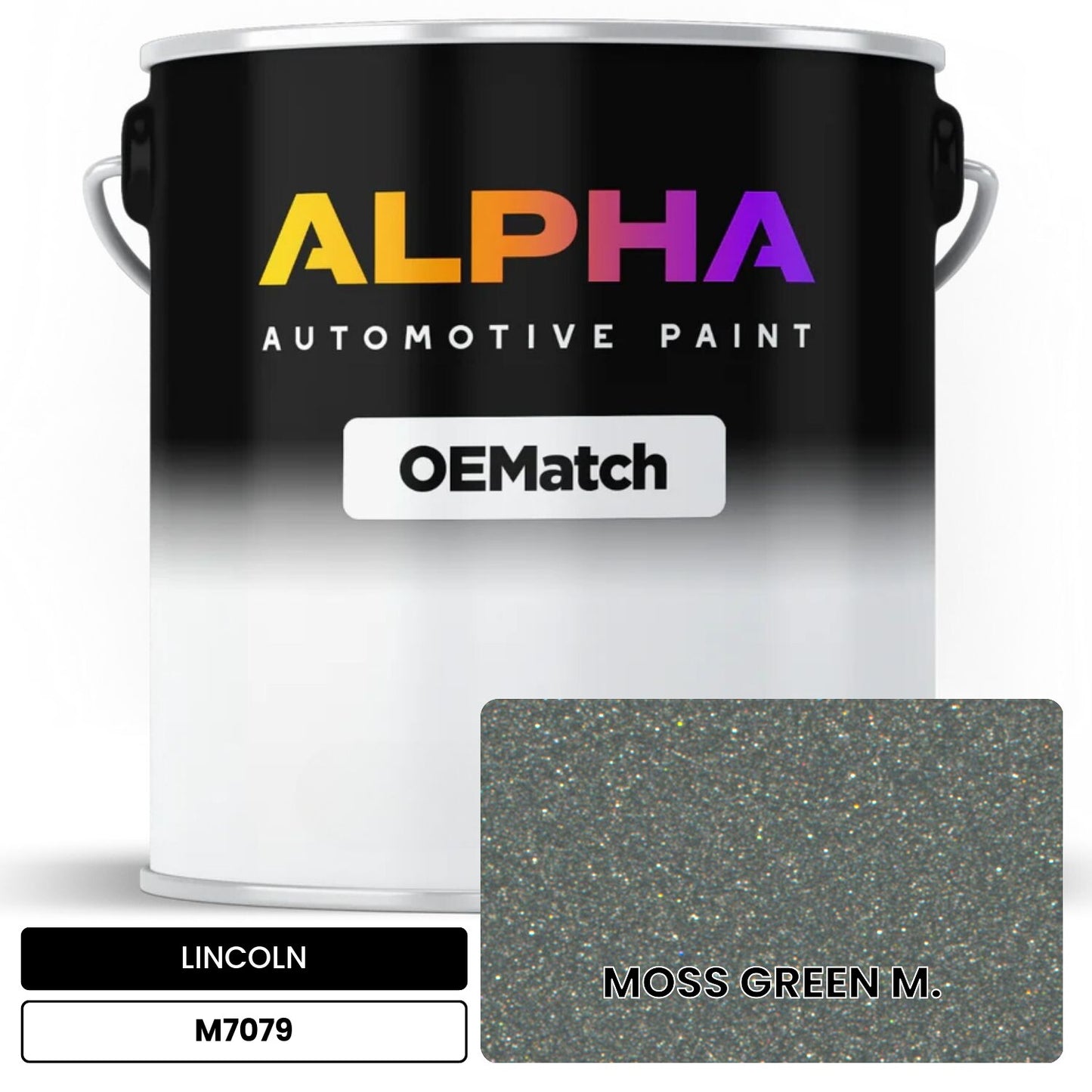 LINCOLN MOSS GREEN M. M7079 OEMatch Basecoat