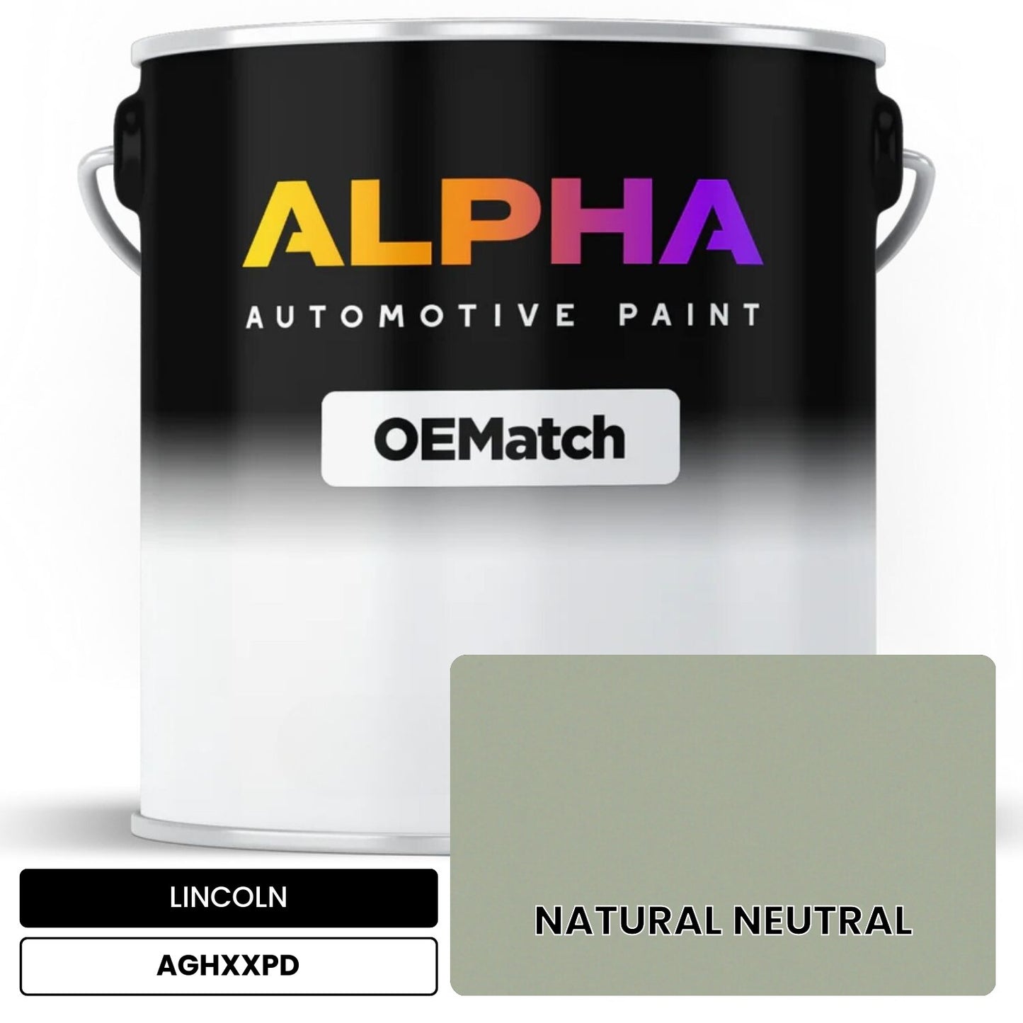 LINCOLN NATURAL NEUTRAL AGHXXPD OEMatch Basecoat