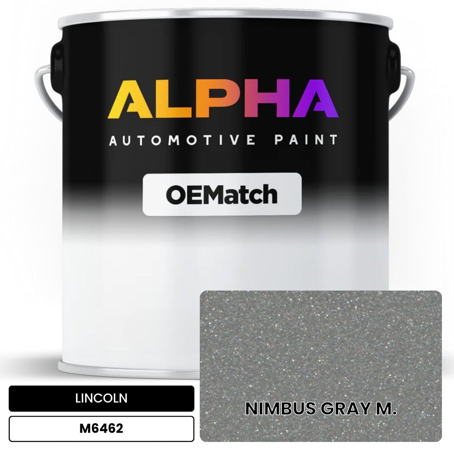 LINCOLN NIMBUS GRAY M. M6462 OEMatch Basecoat