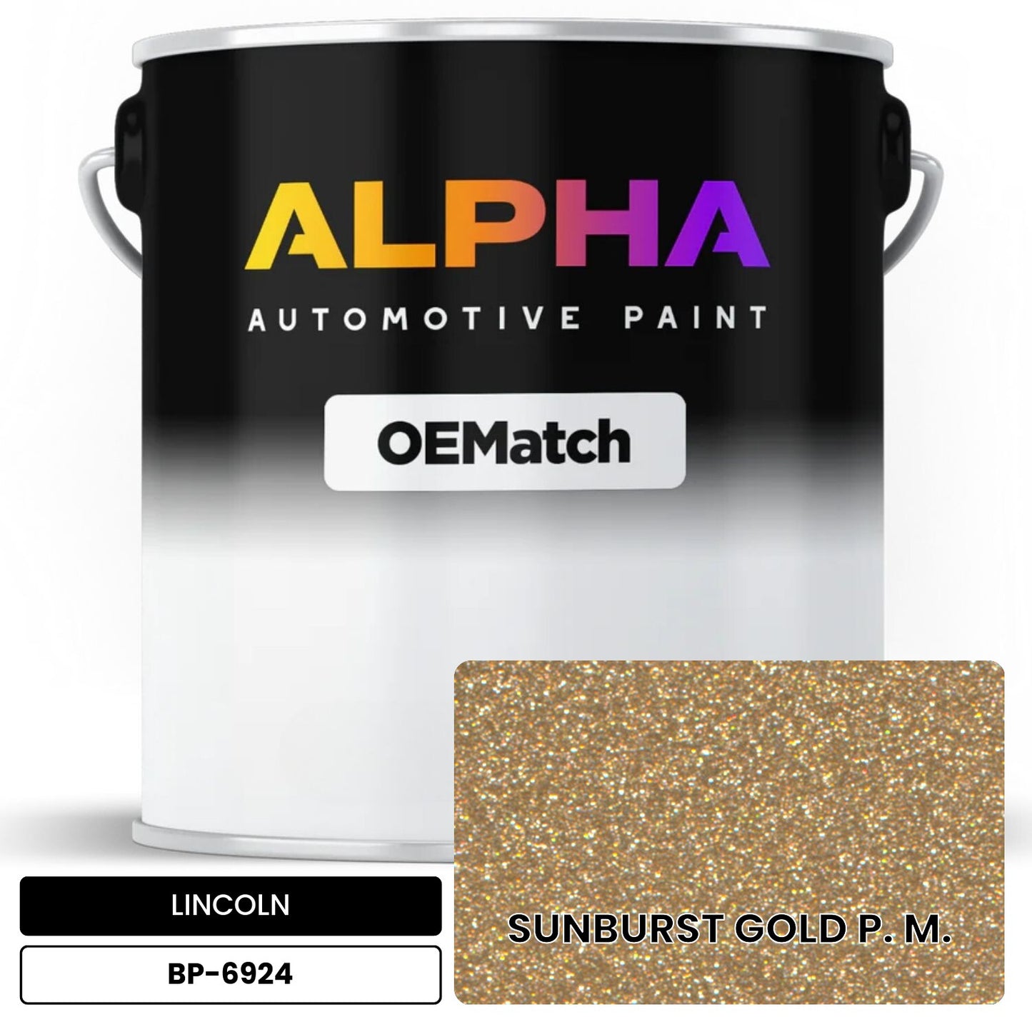 LINCOLN SUNBURST GOLD P. M. BP-6924 OEMatch Basecoat