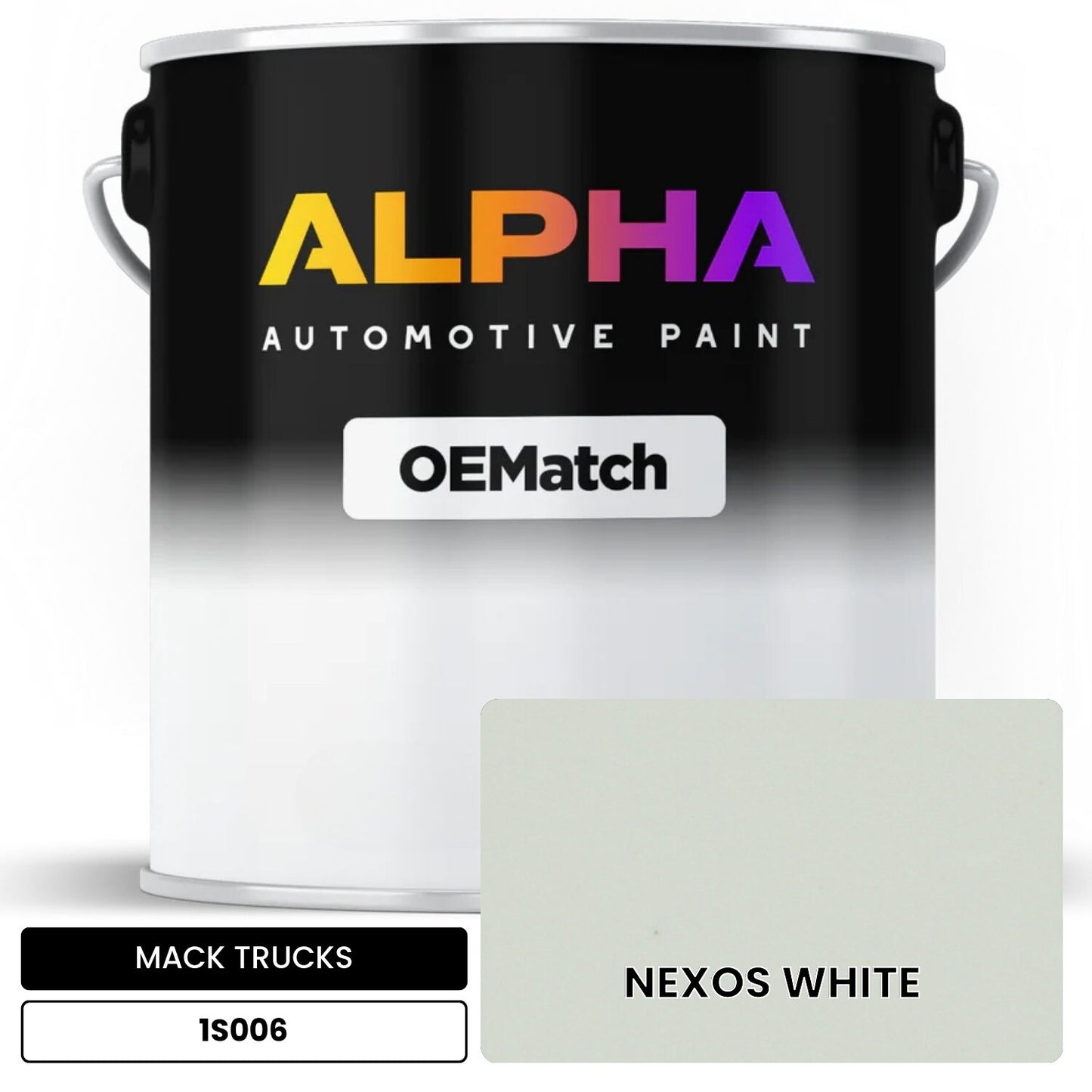MACK TRUCKS NEXOS WHITE 1S006 OEMatch Basecoat