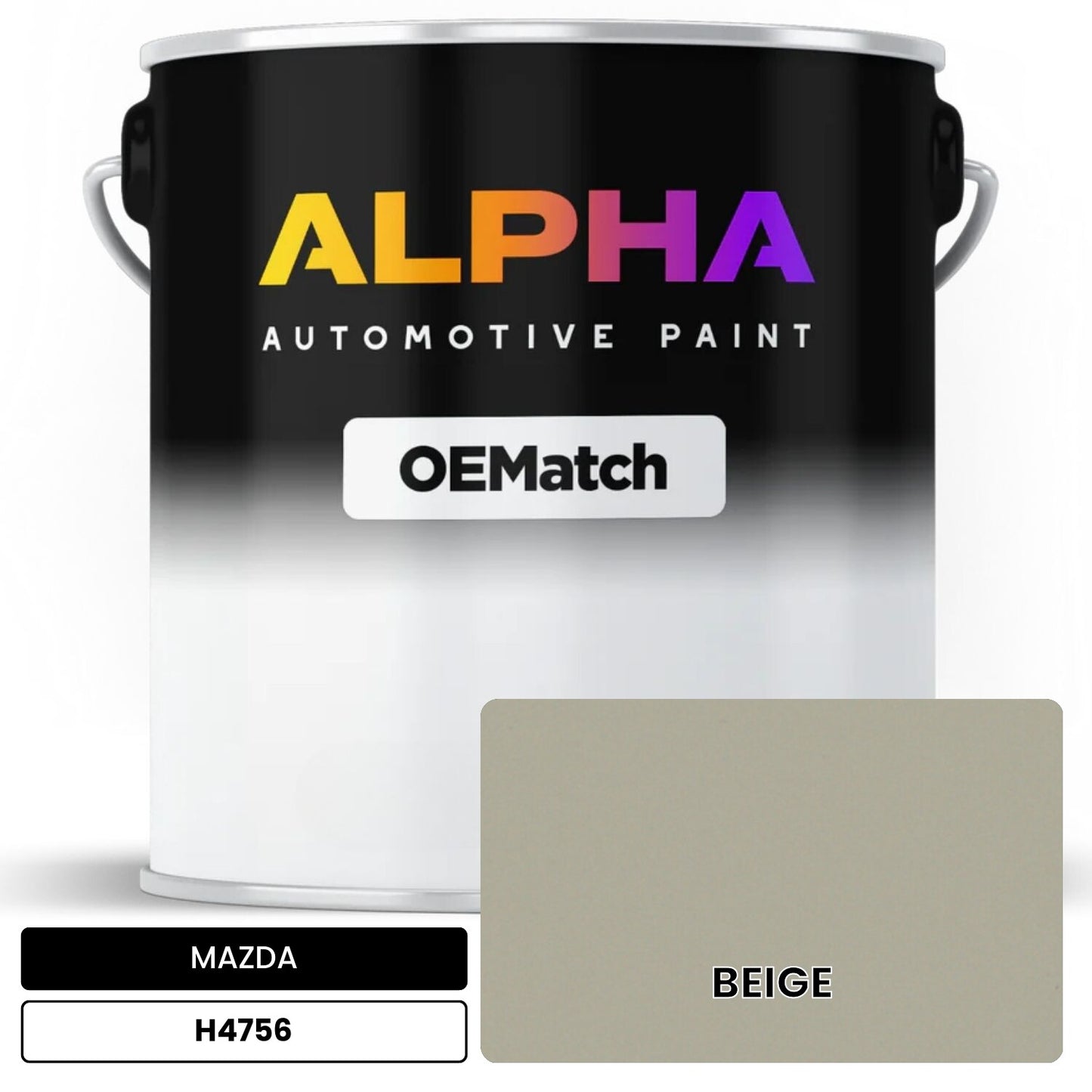 MAZDA BEIGE H4756 OEMatch Basecoat