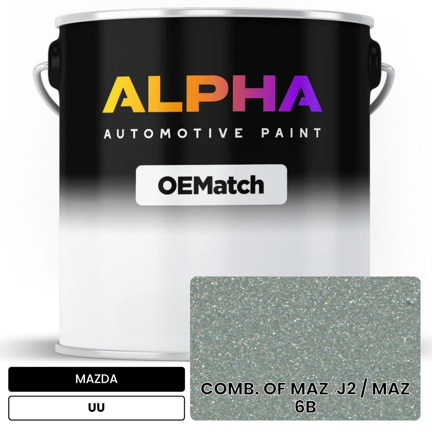 MAZDA COMB. OF MAZ J2 / MAZ 6B UU OEMatch Basecoat