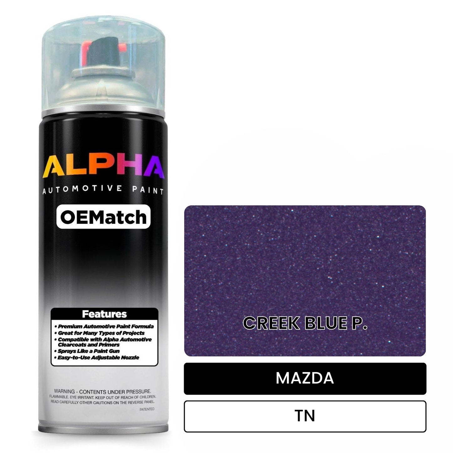 MAZDA CREEK BLUE P. TN OEMatch Spraycan