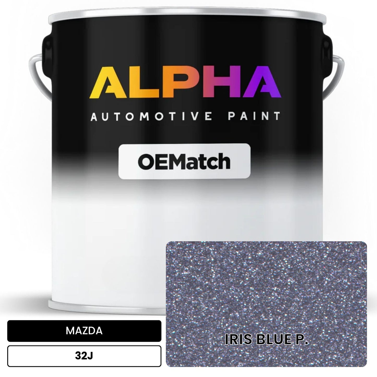 MAZDA IRIS BLUE P. 32J OEMatch Basecoat