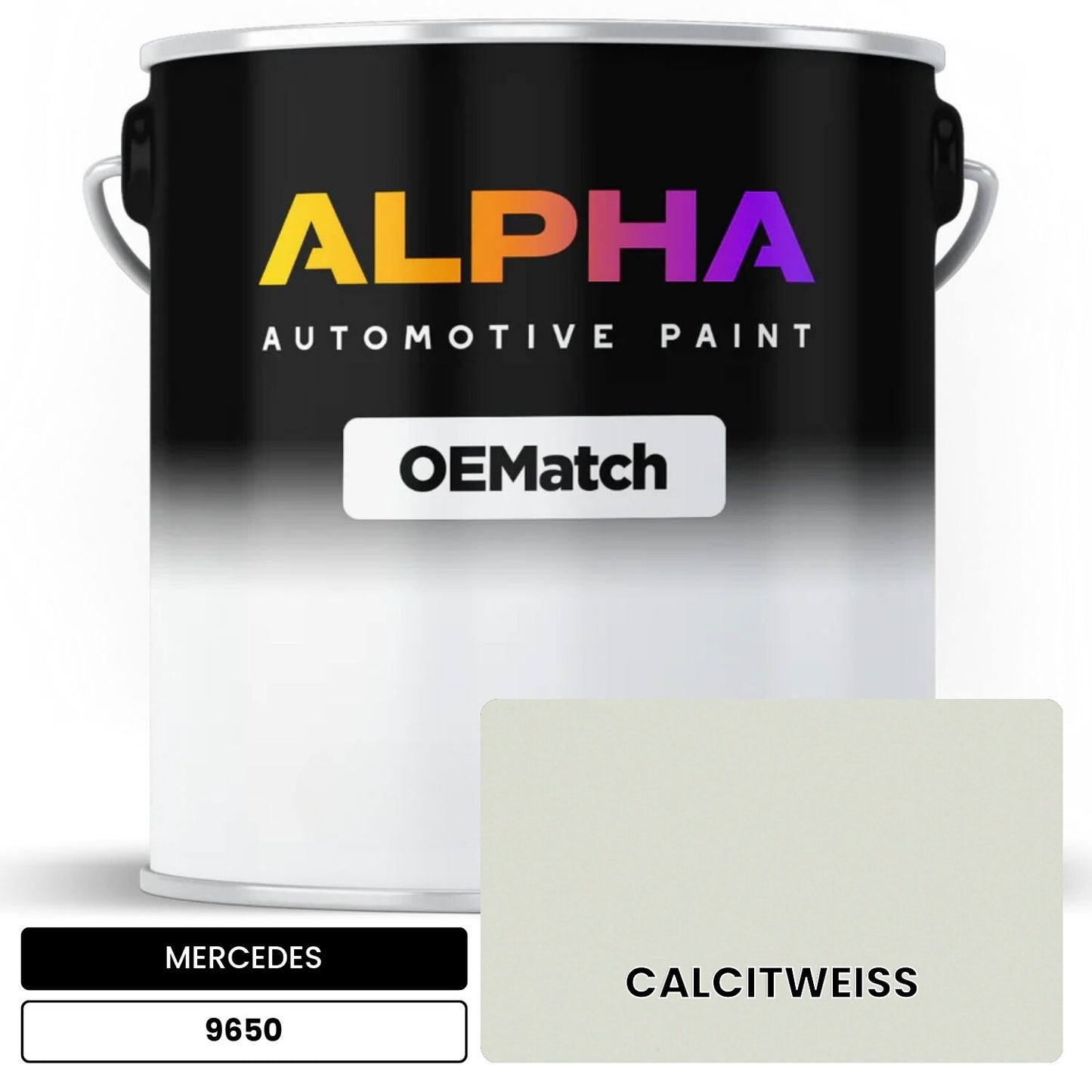 MERCEDES Calcite White 9650 OEMatch Basecoat