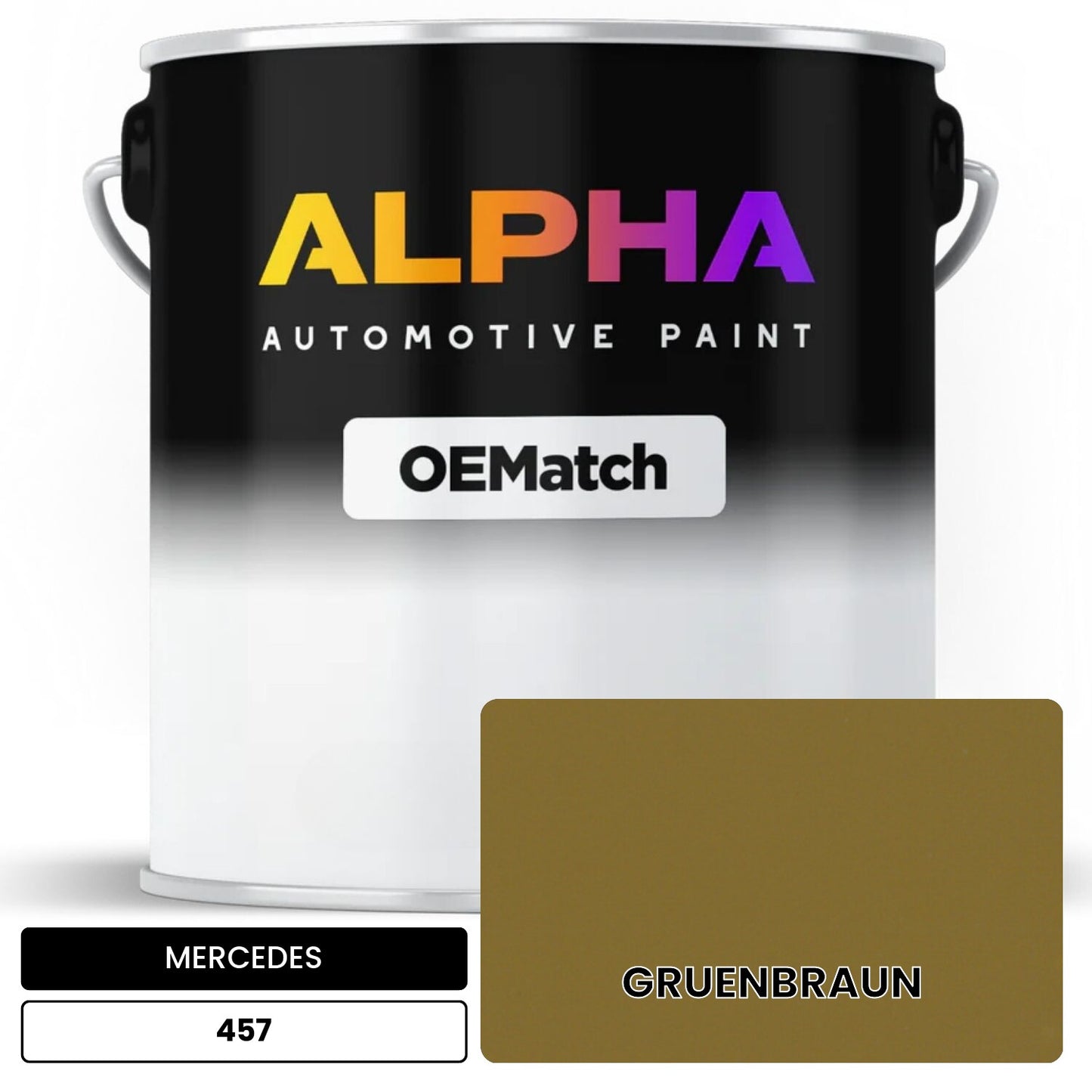 MERCEDES Green-Brown 457 OEMatch Basecoat