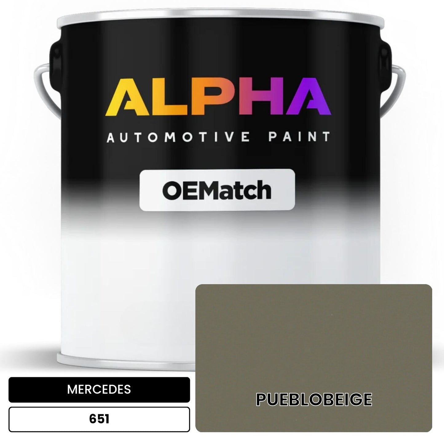 MERCEDES Pueblo Beige 651 OEMatch Basecoat