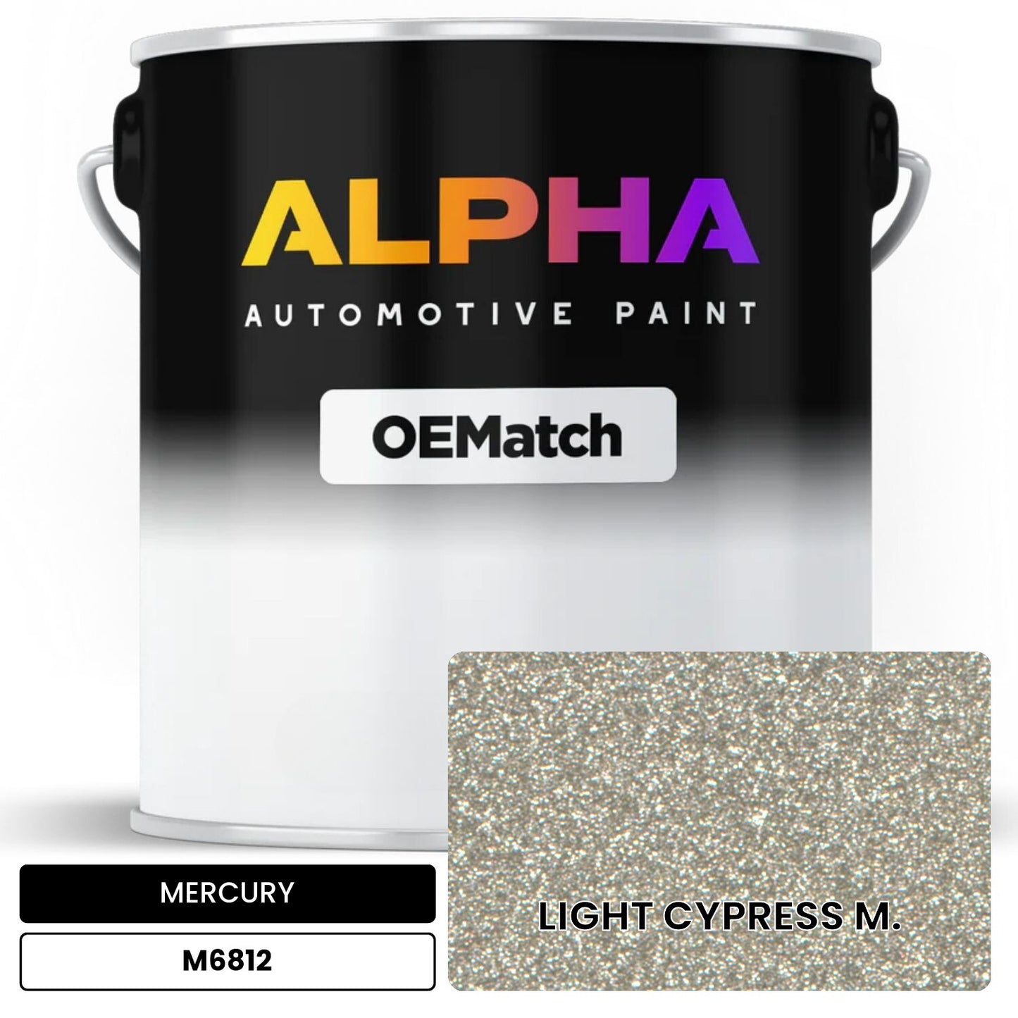 MERCURY LIGHT CYPRESS M. M6812 OEMatch Basecoat