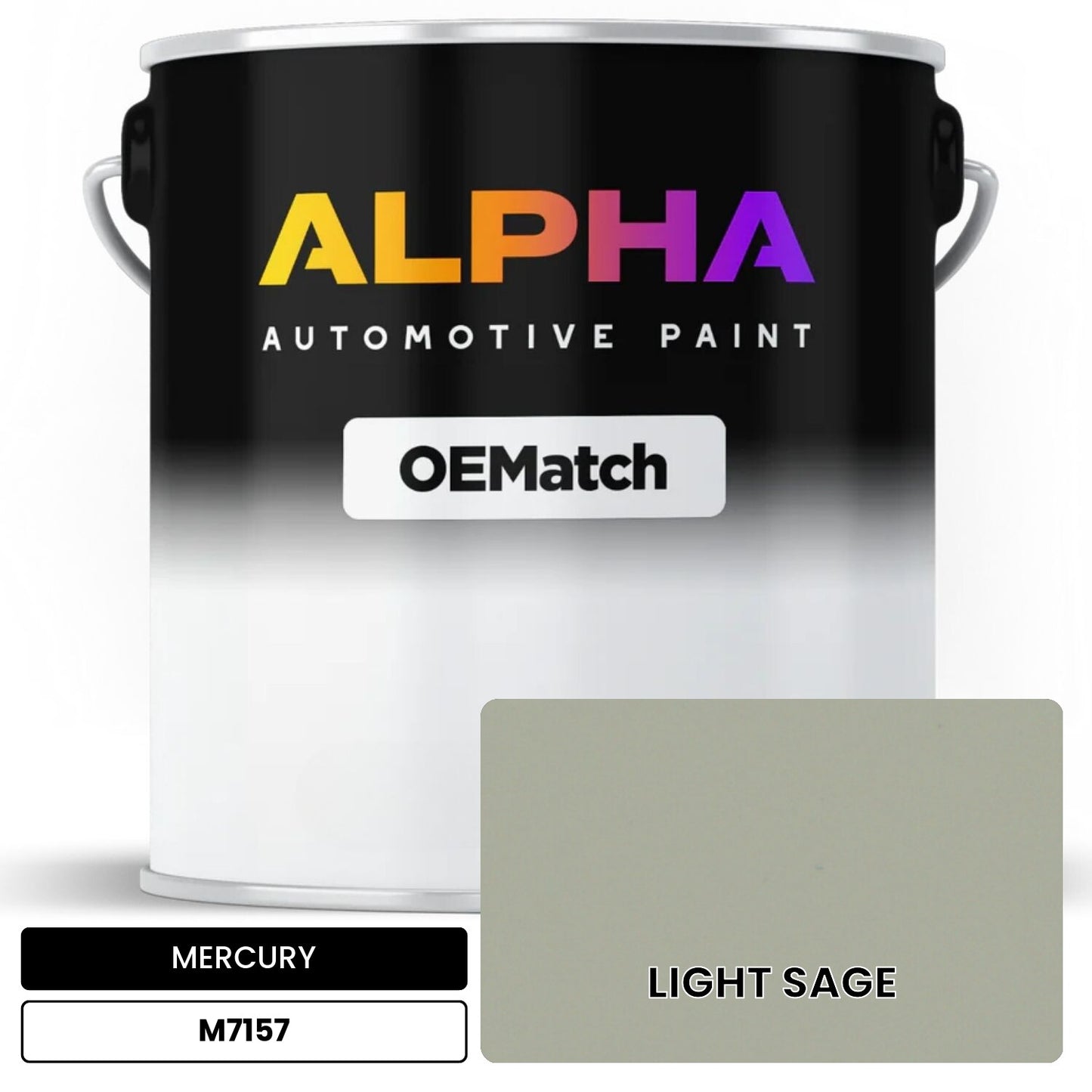 MERCURY LIGHT SAGE M7157 OEMatch Basecoat