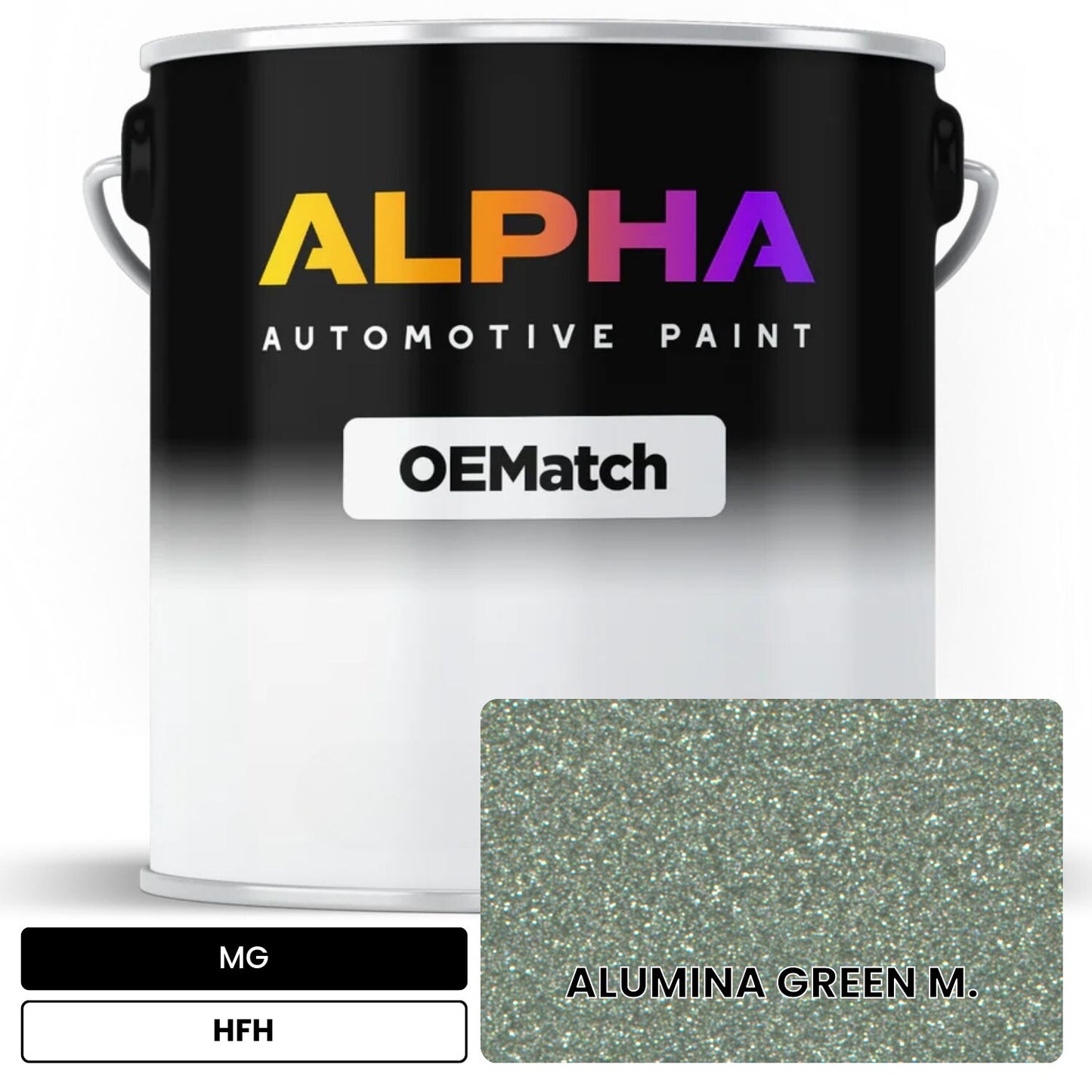 MG ALUMINA GREEN M. HFH OEMatch Basecoat