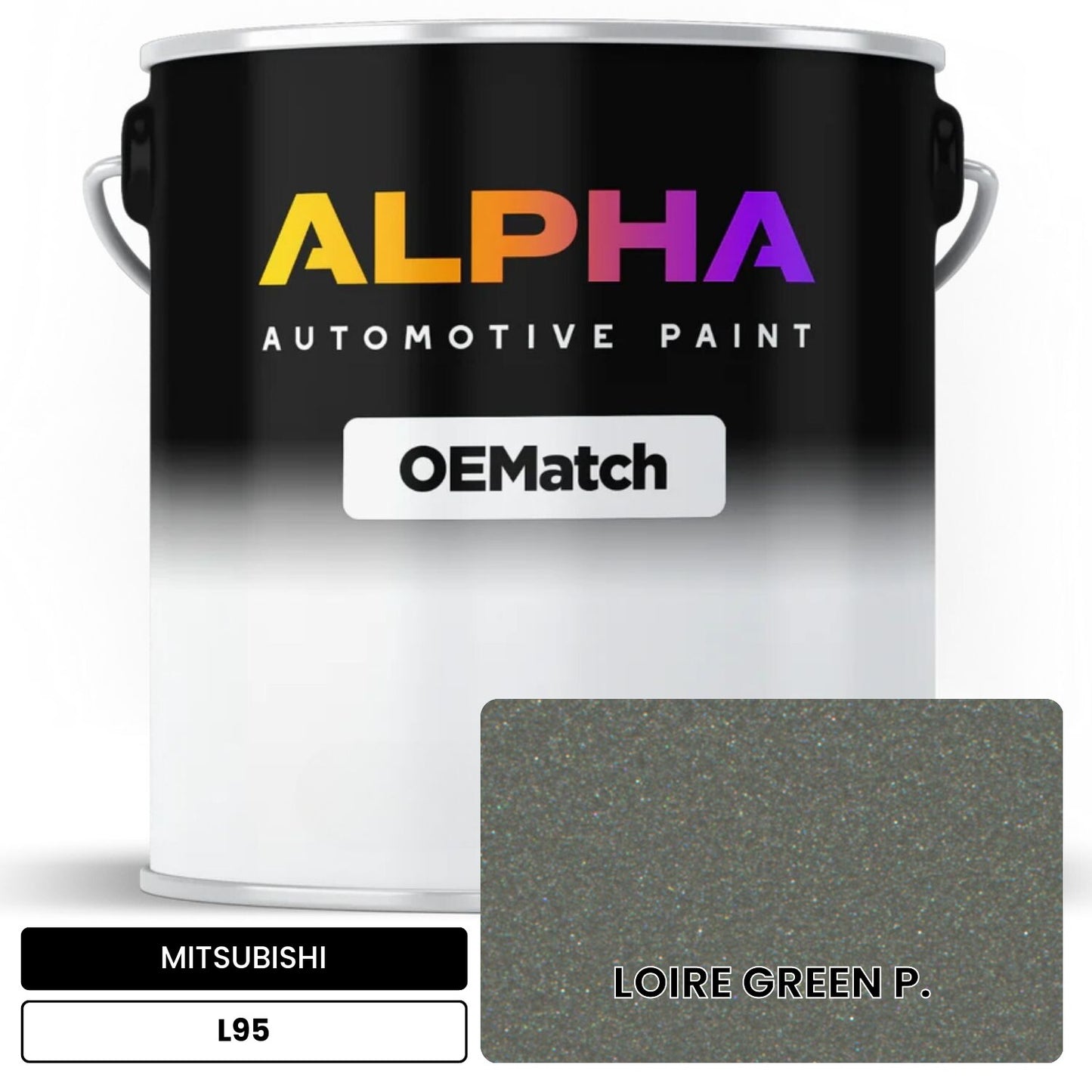 MITSUBISHI LOIRE GREEN P. L95 OEMatch Basecoat
