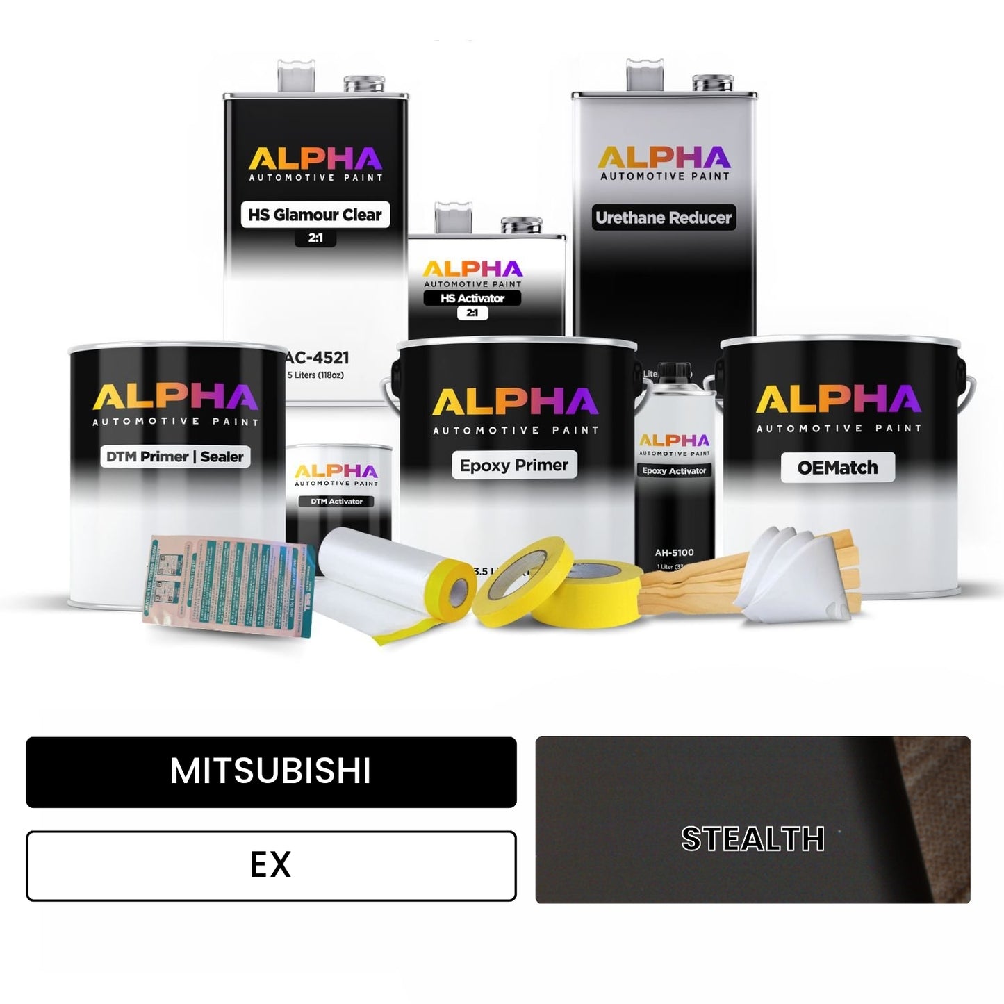 MITSUBISHI STEALTH EX OEMatch Vehicle Paint Kit