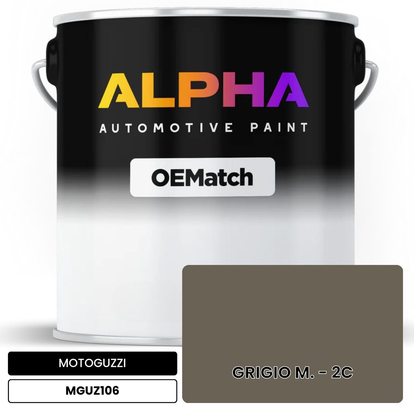 MOTOGUZZI GRIGIO M. - 2C MGUZ106 OEMatch Basecoat