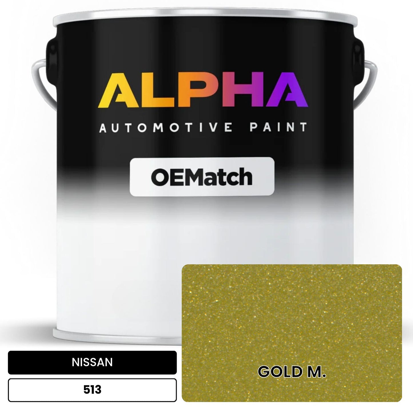 NISSAN GOLD M. 513 OEMatch Basecoat