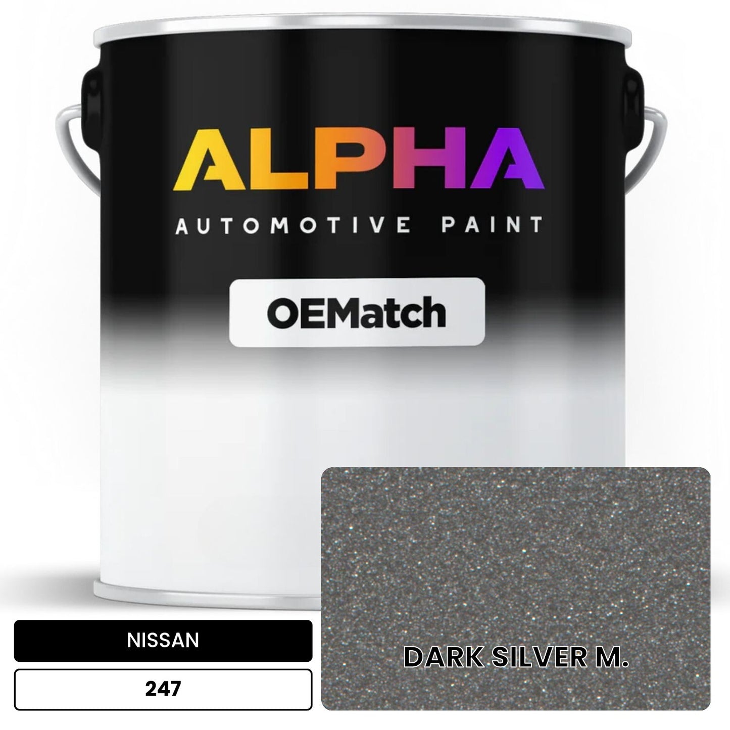 NISSAN DARK SILVER M. 247 OEMatch Basecoat