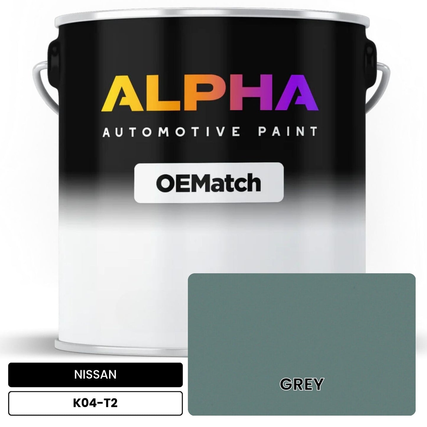 NISSAN GREY K04-T2 OEMatch Basecoat