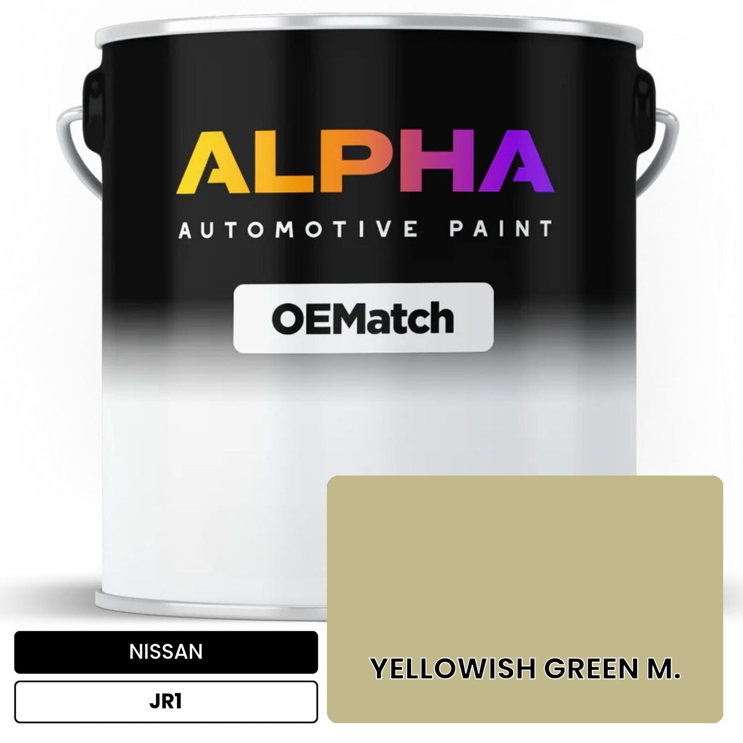 NISSAN YELLOWISH GREEN M. JR1 OEMatch Basecoat