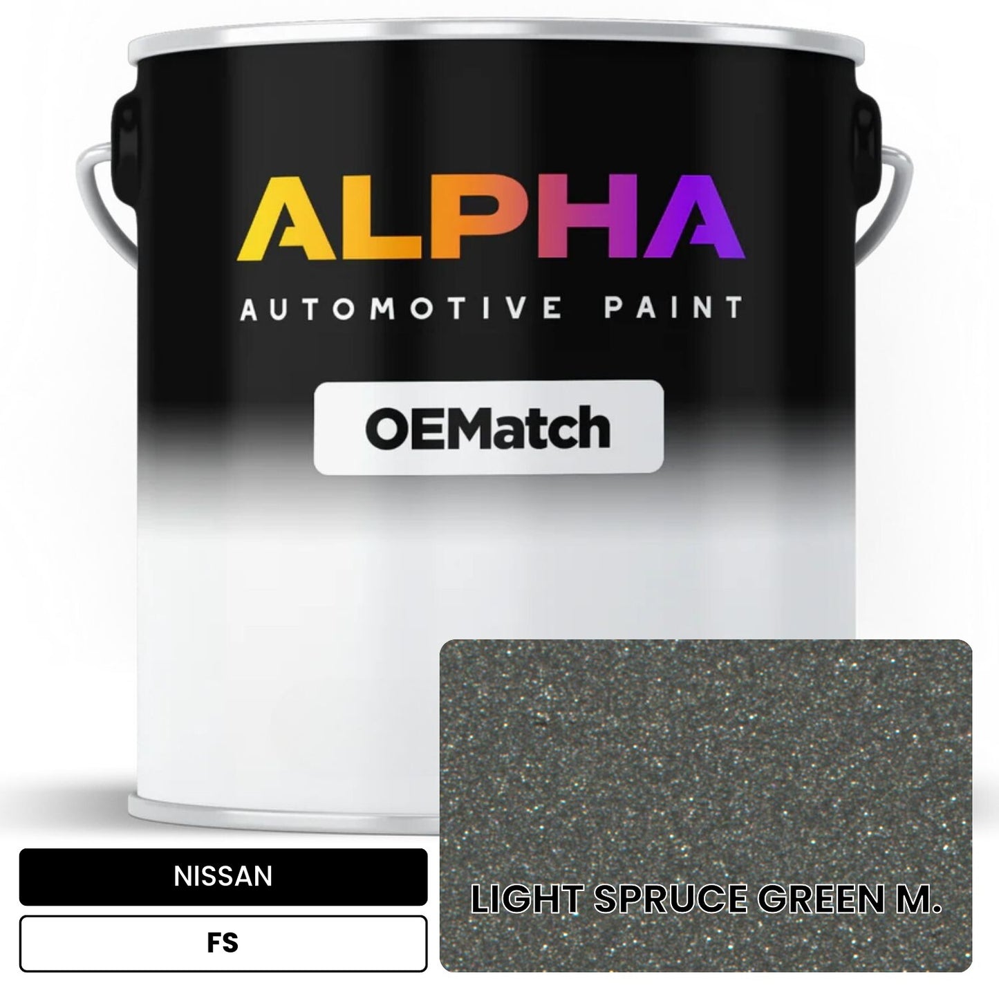 NISSAN LIGHT SPRUCE GREEN M. FS OEMatch Basecoat