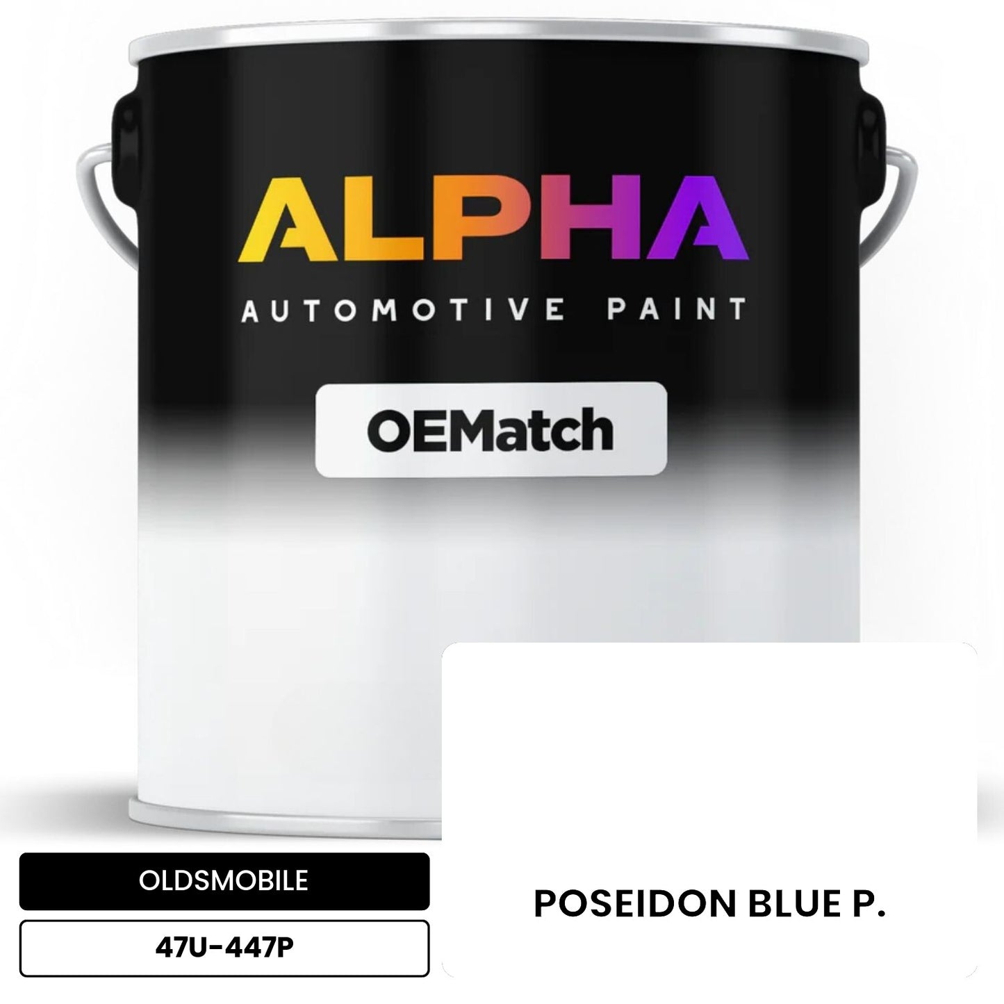 OLDSMOBILE POSEIDON BLUE P. 47U-447P OEMatch Basecoat