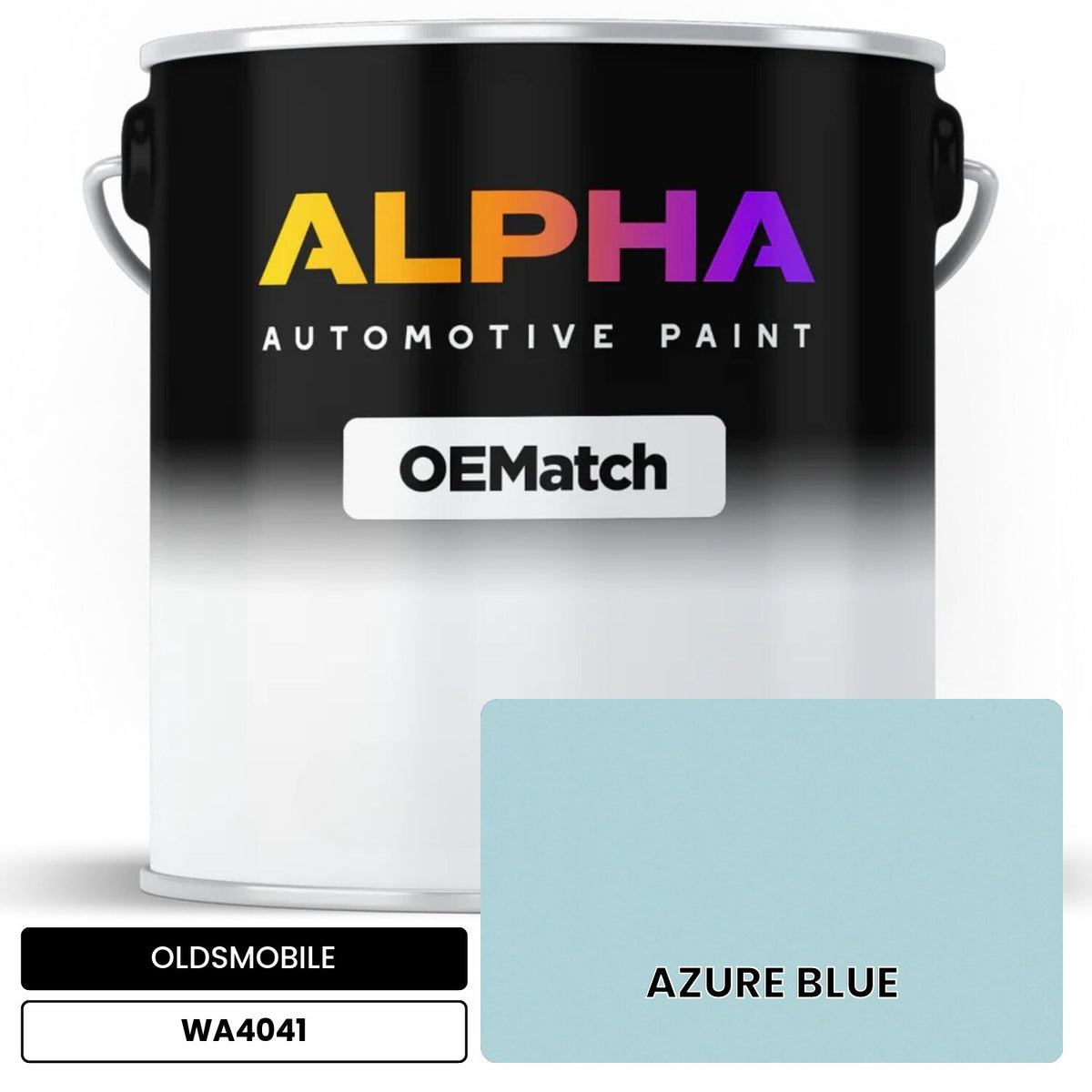 OLDSMOBILE AZURE BLUE WA4041 OEMatch Basecoat