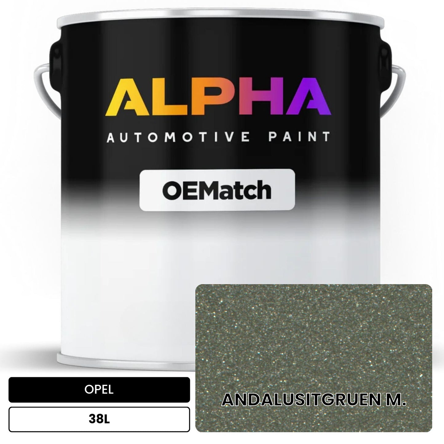 OPEL ANDALUSITGRUEN M. 38L OEMatch Basecoat