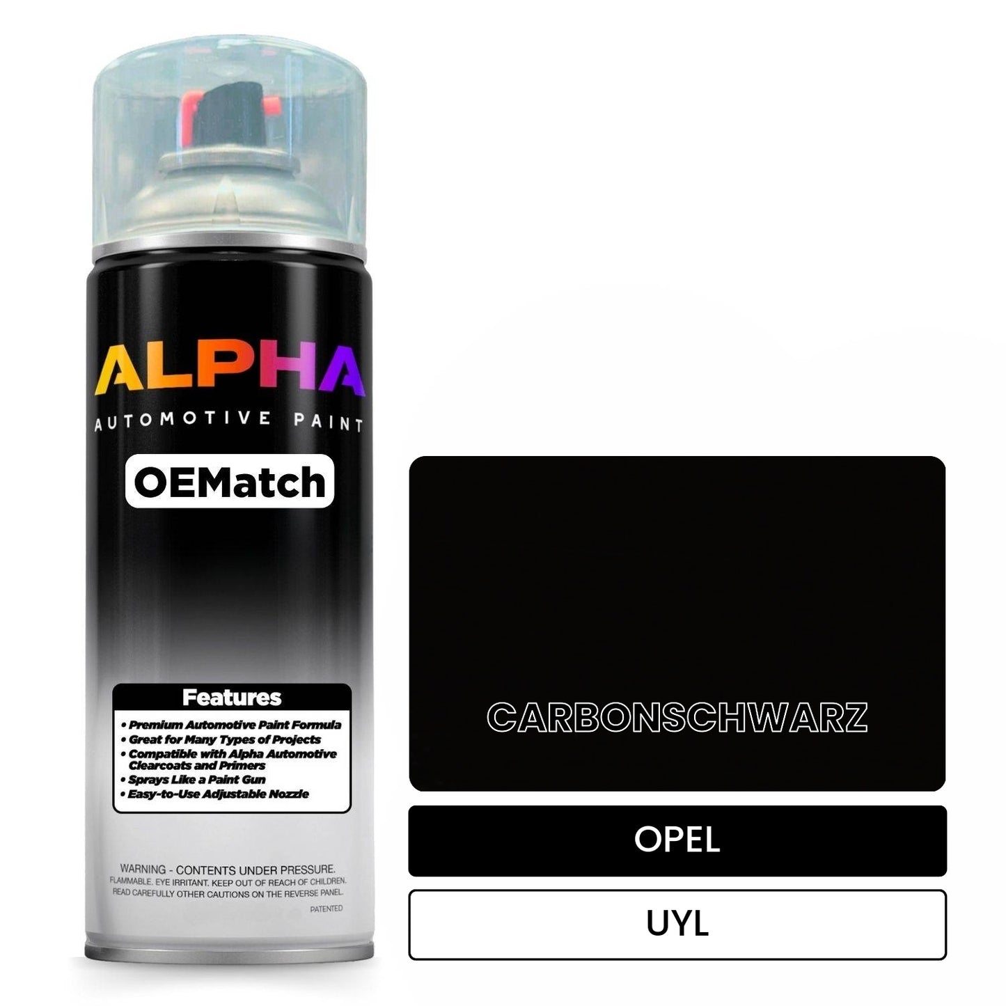 OPEL CARBONSCHWARZ UYL OEMatch Spraycan