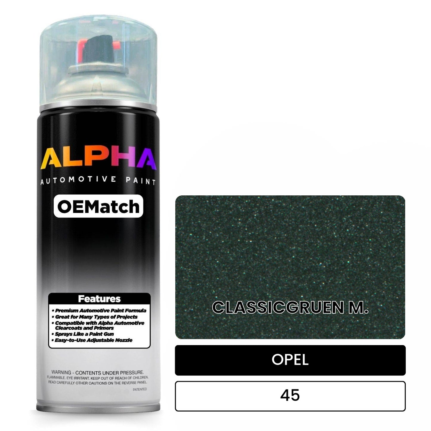 OPEL CLASSICGRUEN M. 45 OEMatch Spraycan