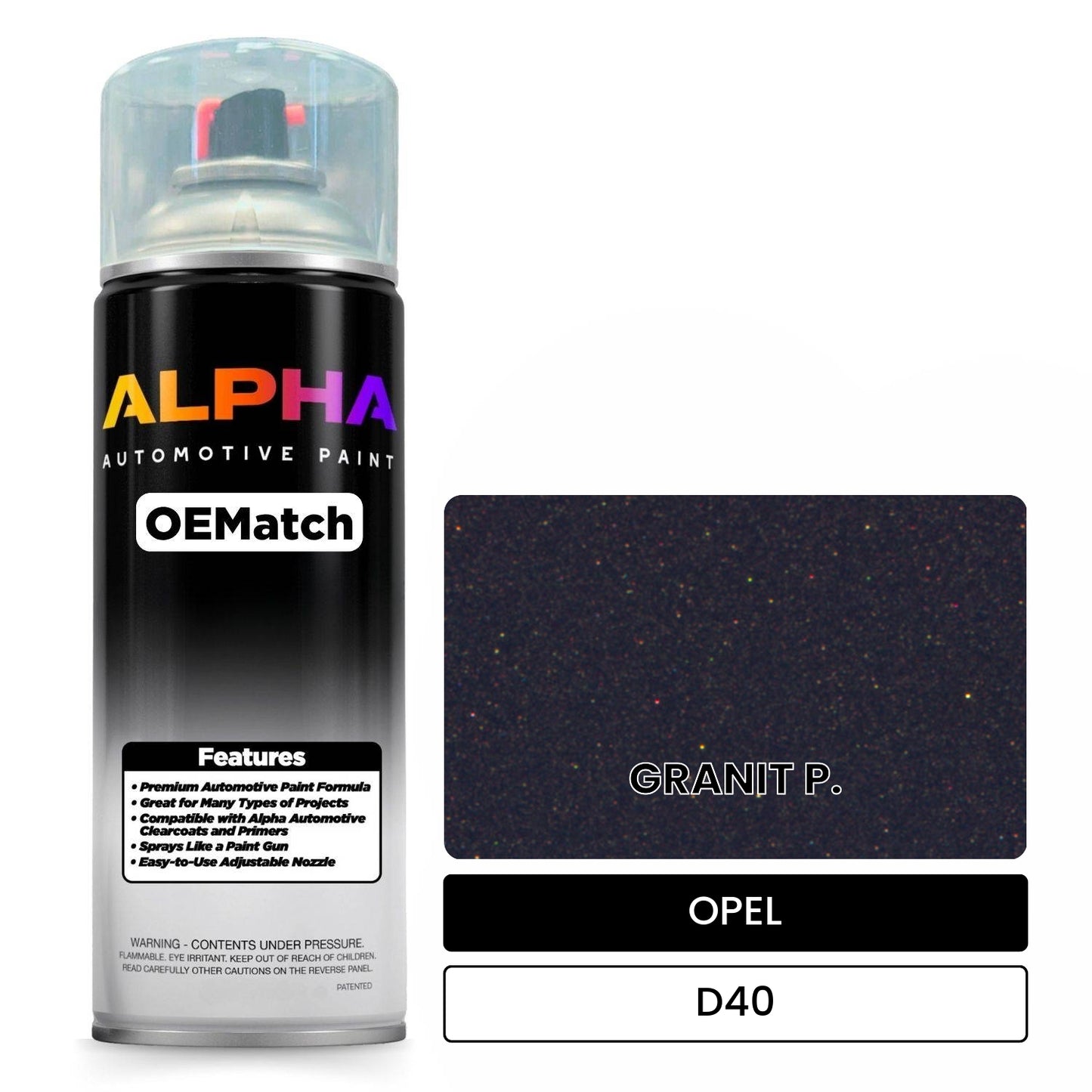 OPEL GRANIT P. D40 OEMatch Spraycan