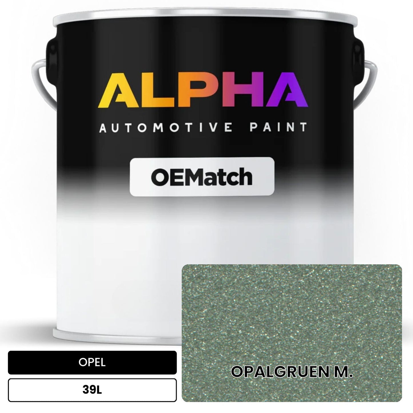 OPEL OPALGRUEN M. 39L OEMatch Basecoat