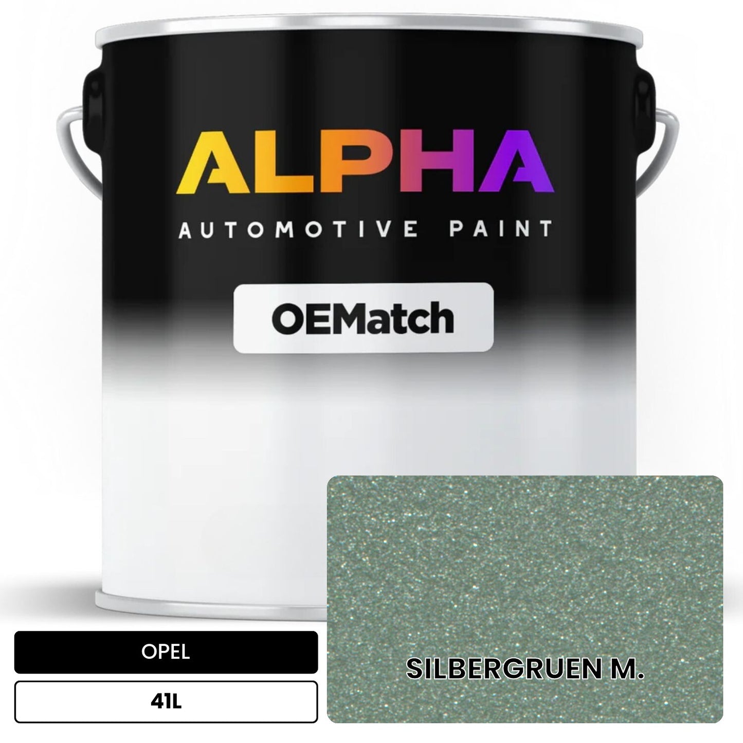 OPEL SILBERGRUEN M. 41L OEMatch Basecoat