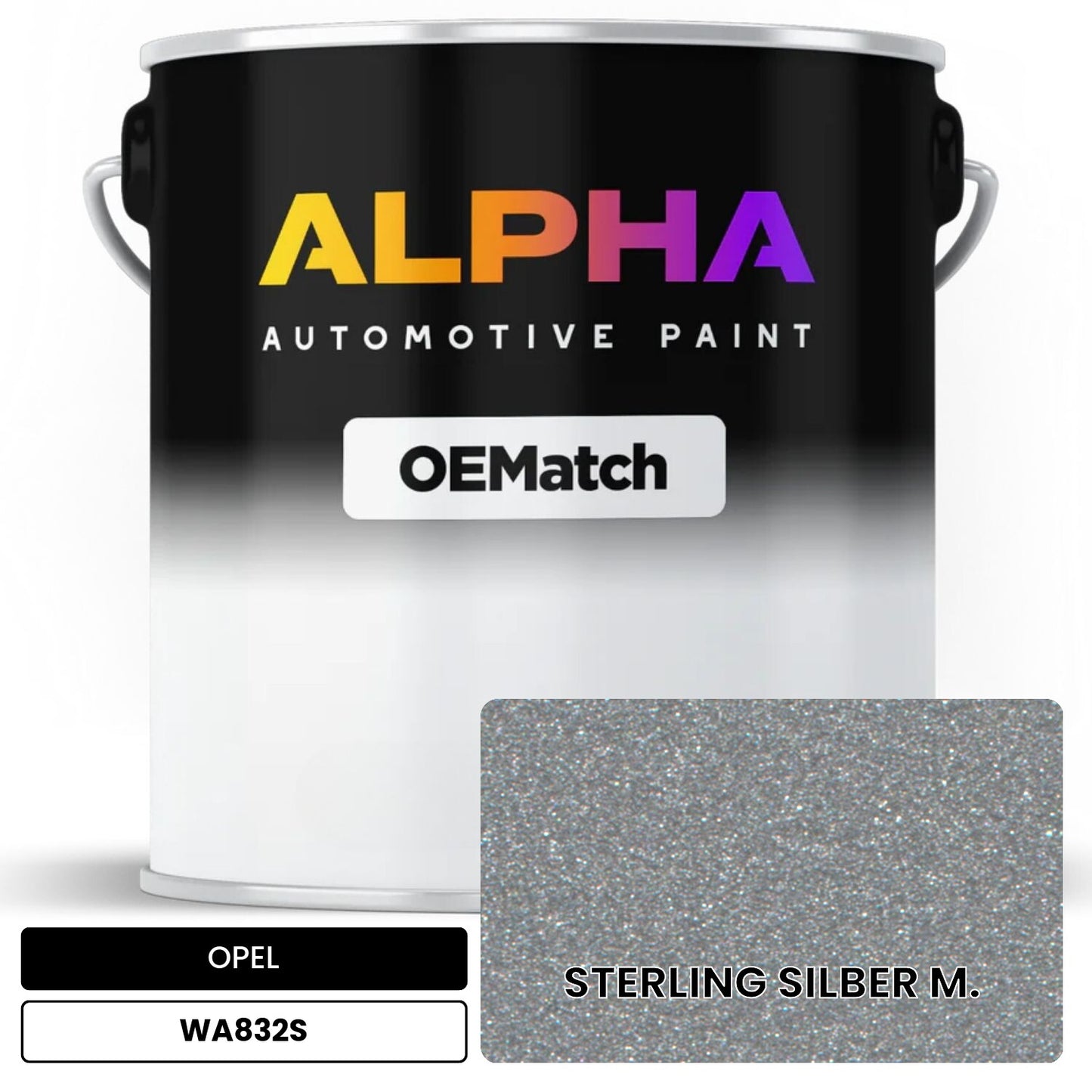 OPEL STERLING SILBER M. WA832S OEMatch Basecoat