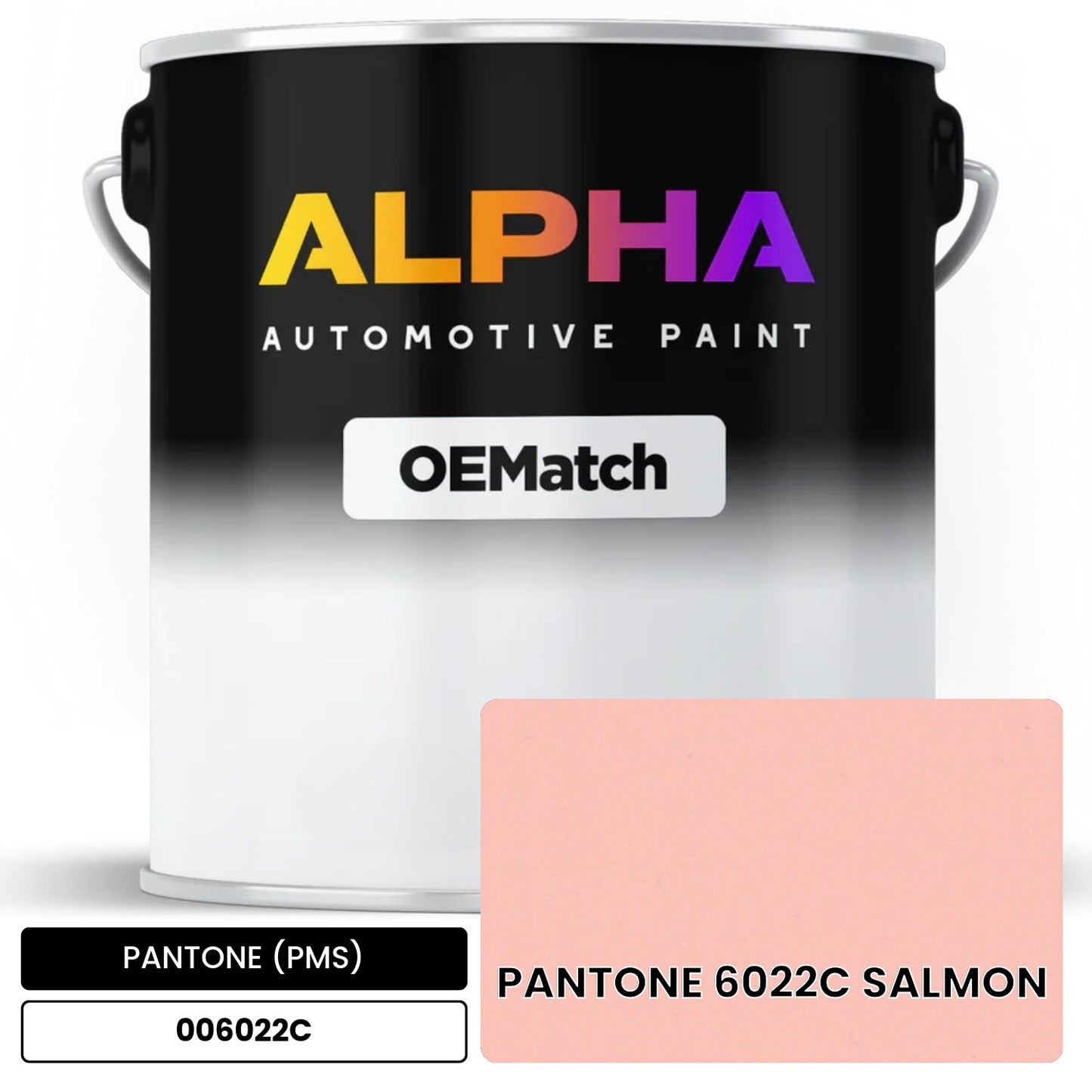 PANTONE (PMS) PANTONE 6022C SALMON 006022C OEMatch Basecoat