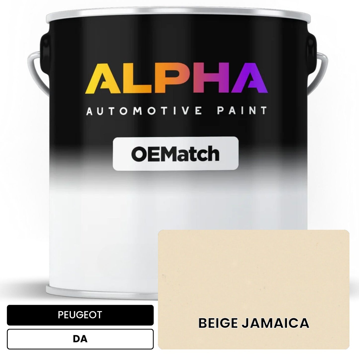 PEUGEOT BEIGE JAMAICA DA OEMatch Basecoat