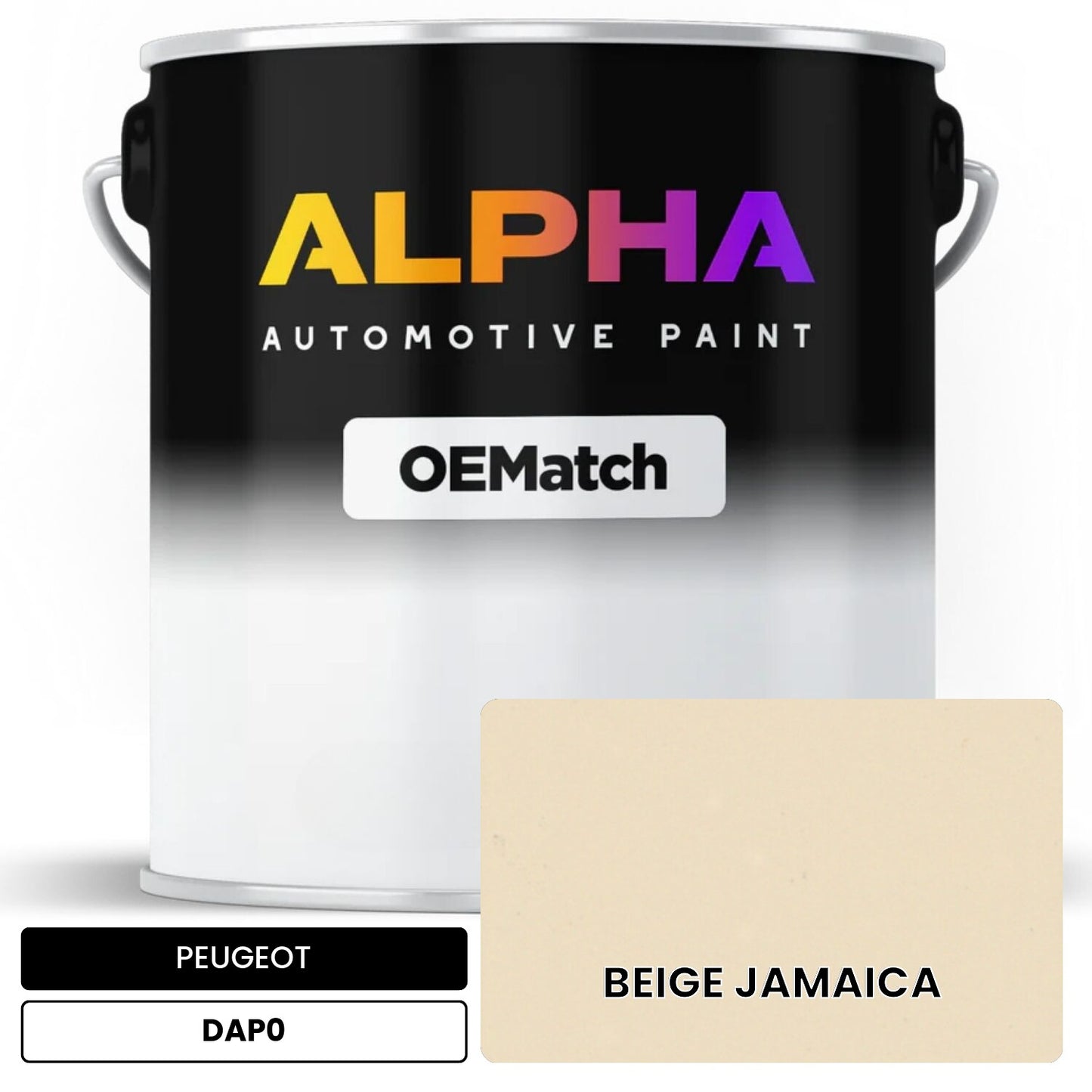 PEUGEOT BEIGE JAMAICA DAP0 OEMatch Basecoat