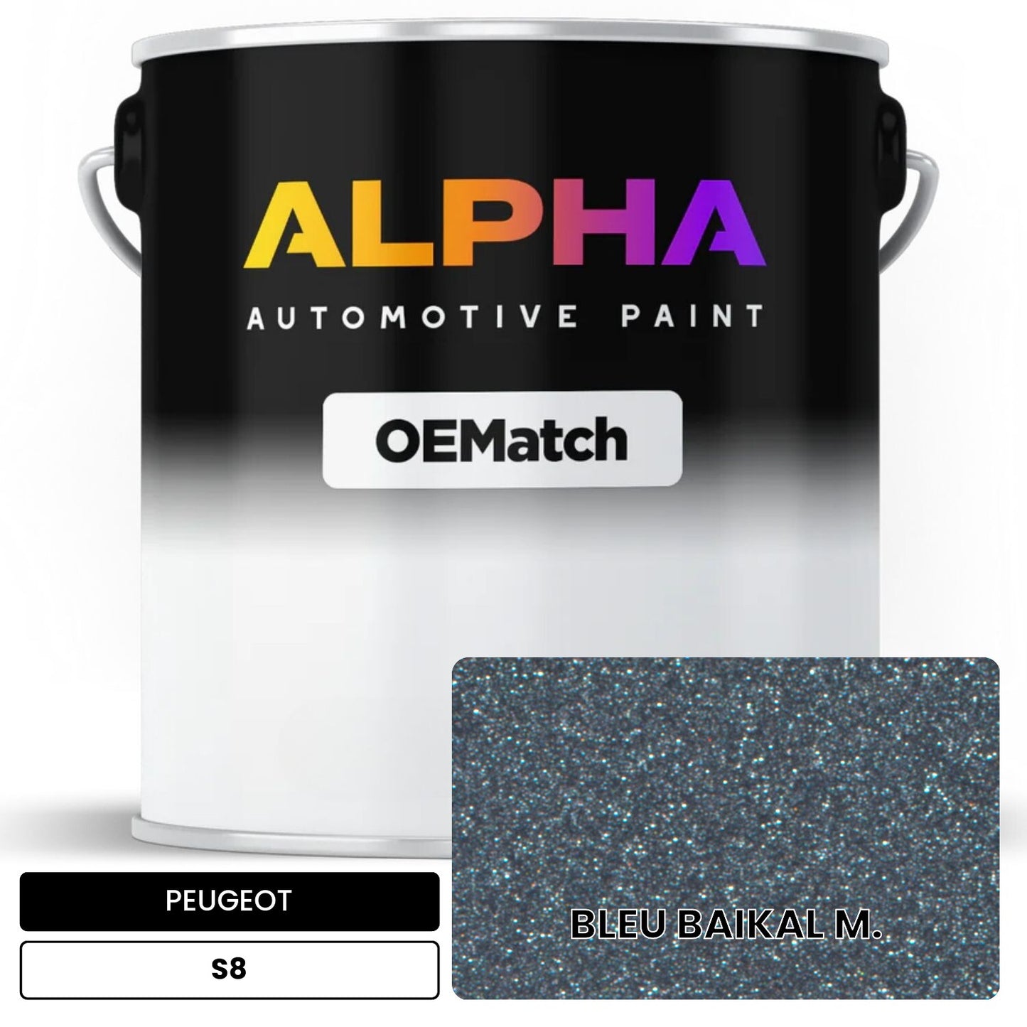 PEUGEOT BLEU BAIKAL M. S8 OEMatch Basecoat