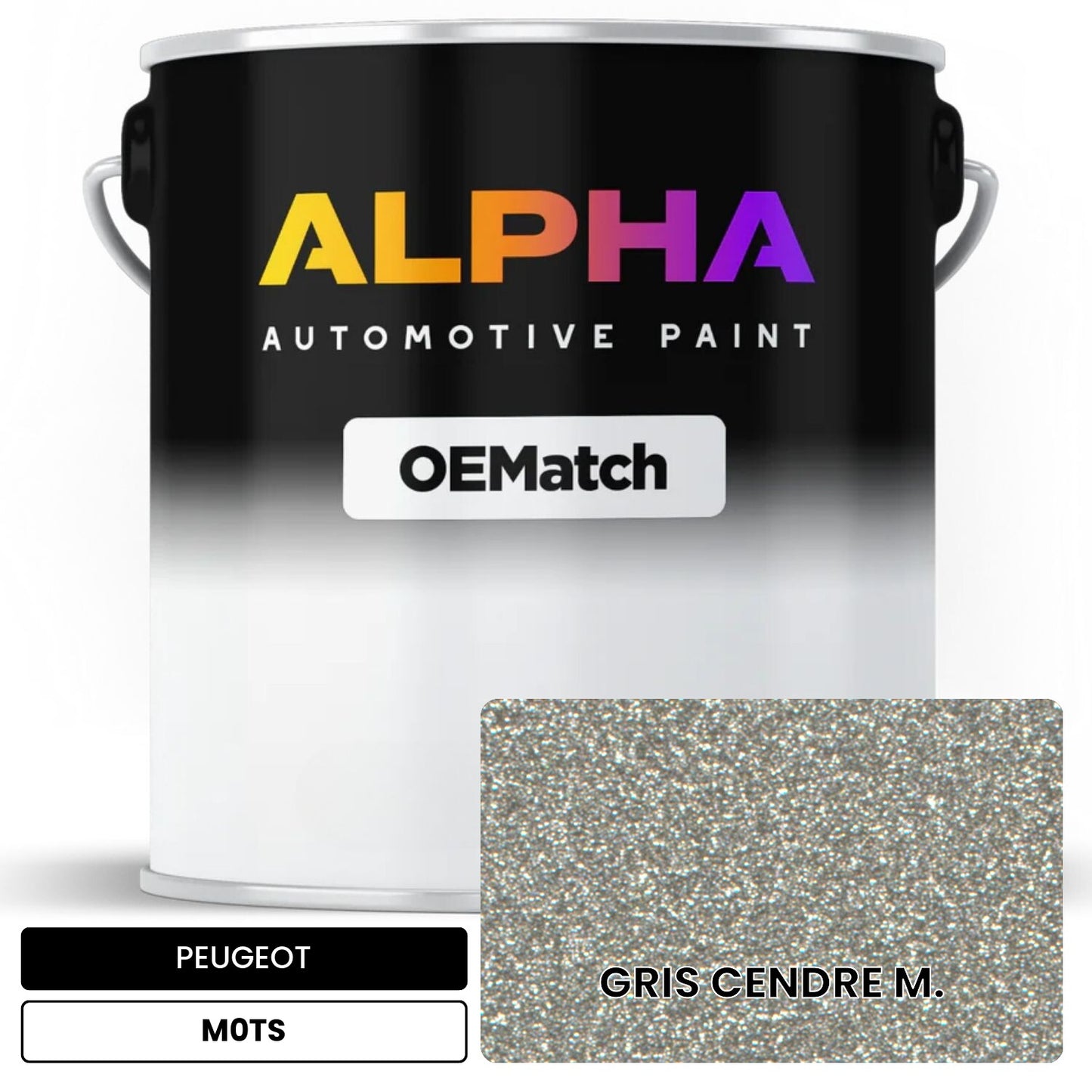 PEUGEOT GRIS CENDRE M. M0TS OEMatch Basecoat