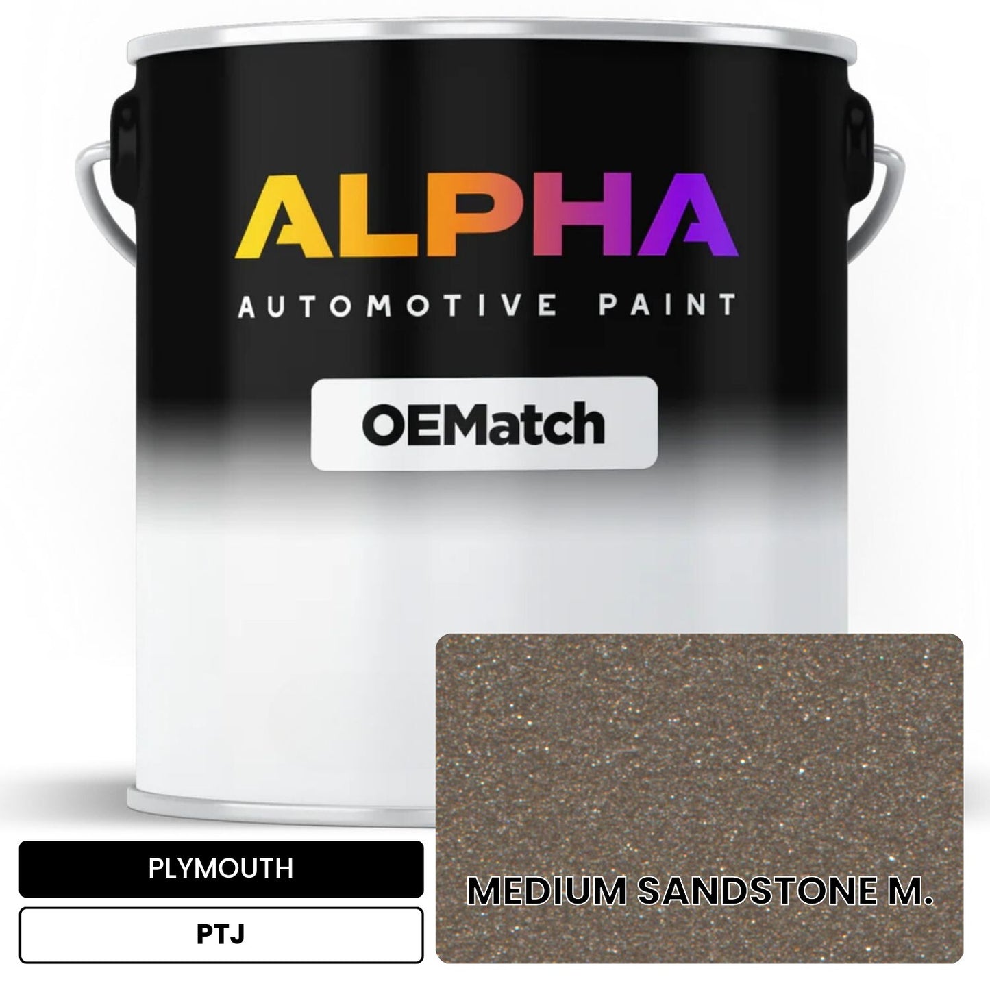 PLYMOUTH MEDIUM SANDSTONE M. PTJ OEMatch Basecoat