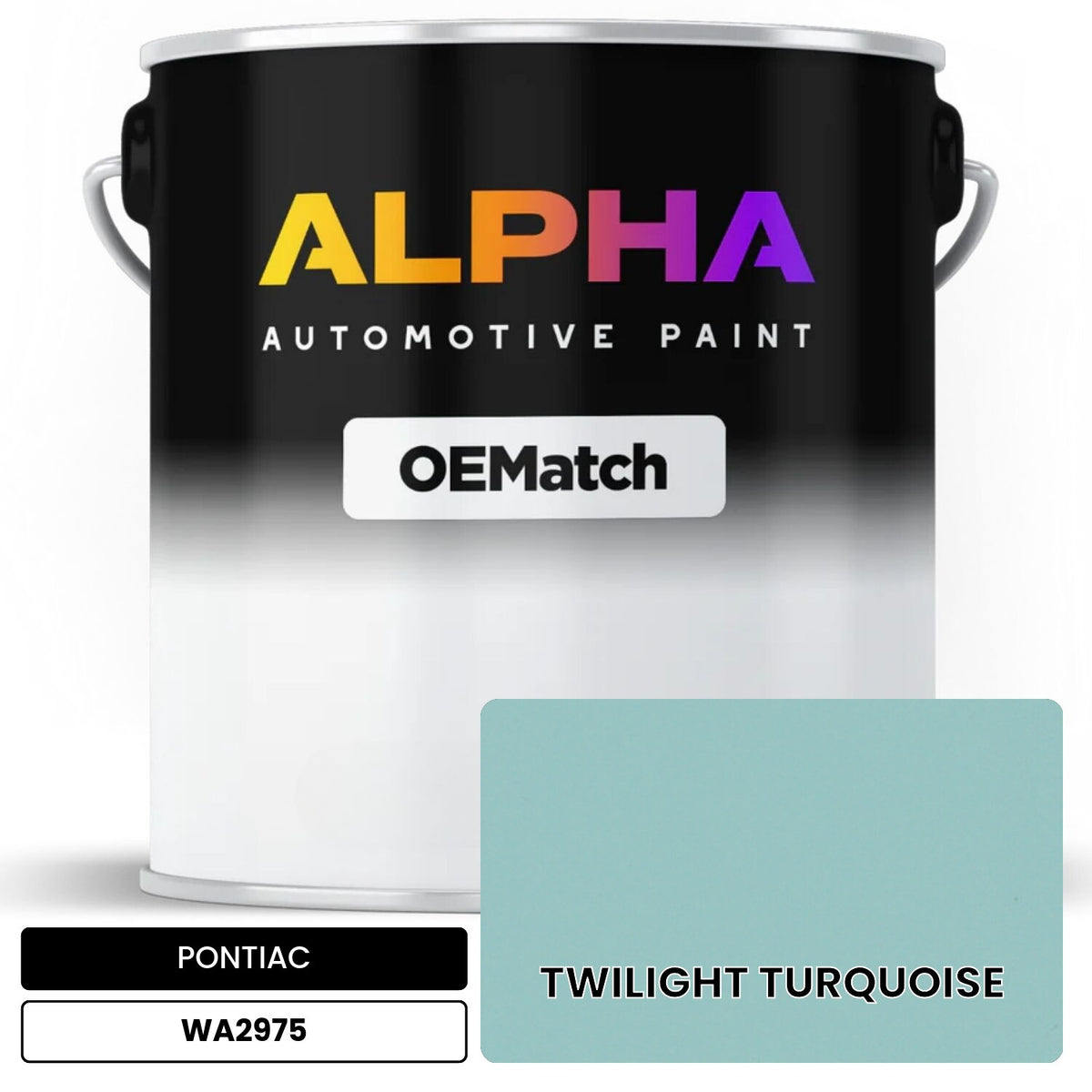 PONTIAC TWILIGHT TURQUOISE WA2975 OEMatch Basecoat