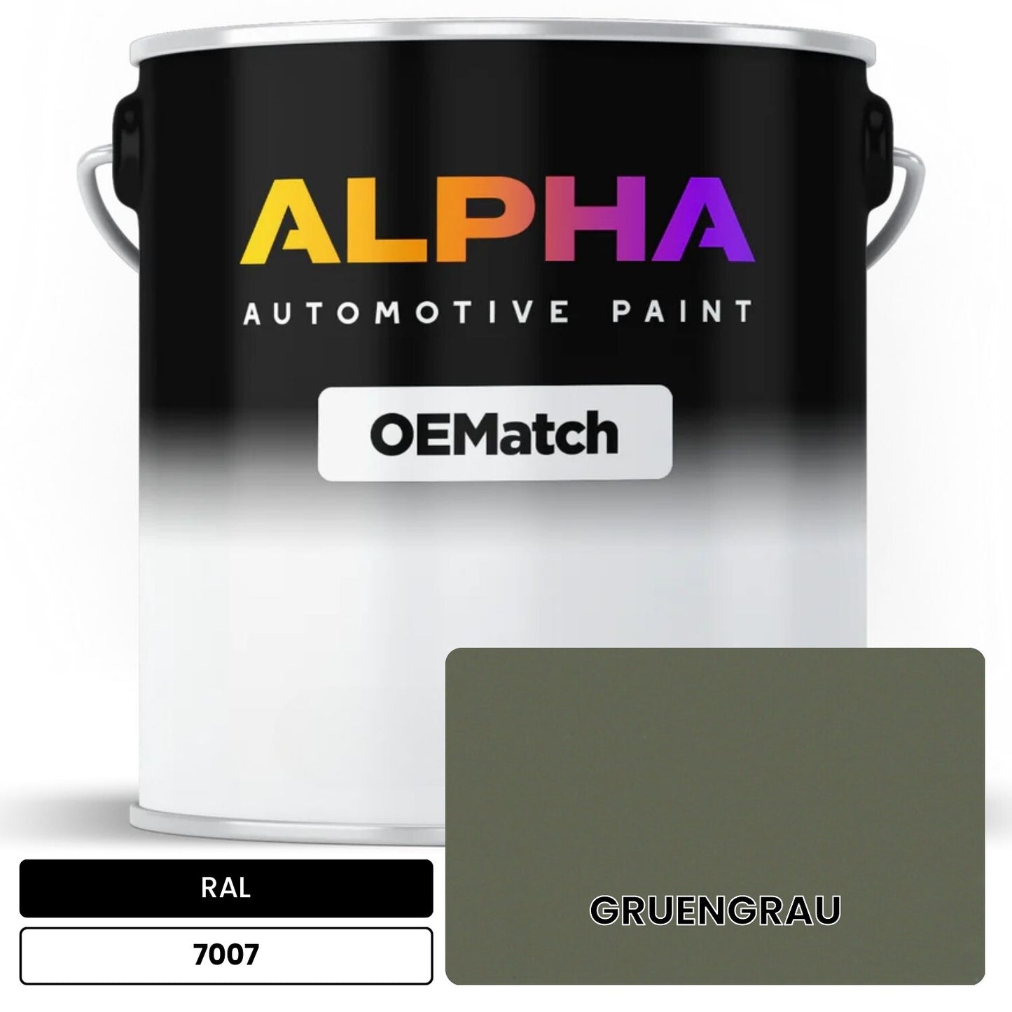 RAL GRUENGRAU 7007 OEMatch Basecoat