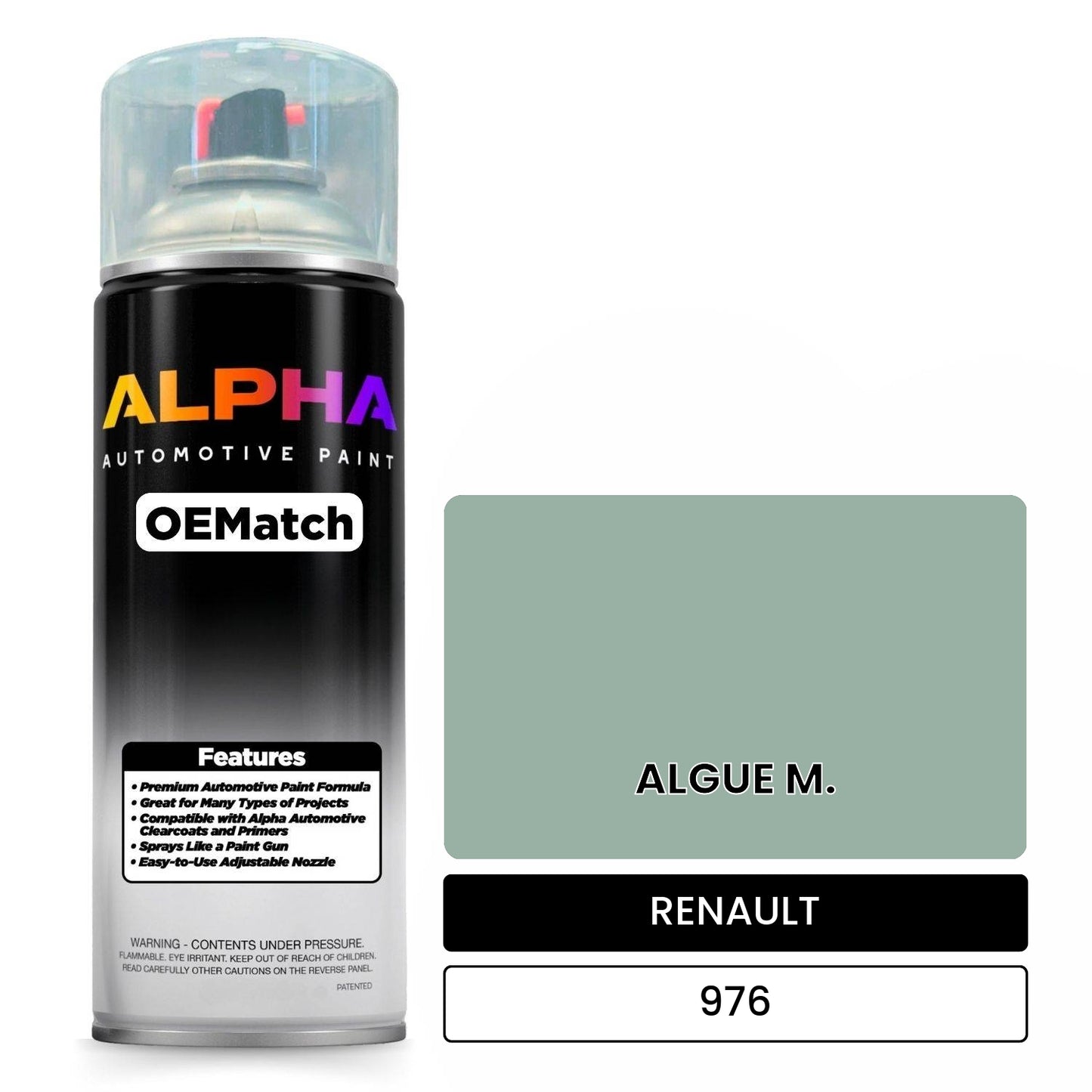 RENAULT ALGUE M. 976 OEMatch Spraycan