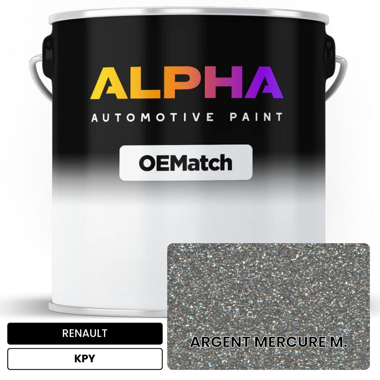 RENAULT ARGENT MERCURE M. KPY OEMatch Basecoat