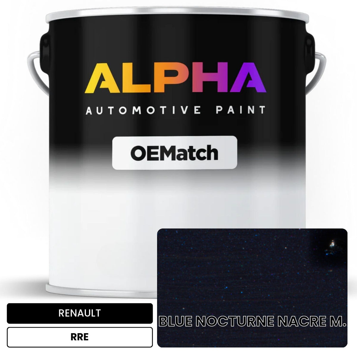 RENAULT BLUE NOCTURNE NACRE M. RRE OEMatch Basecoat